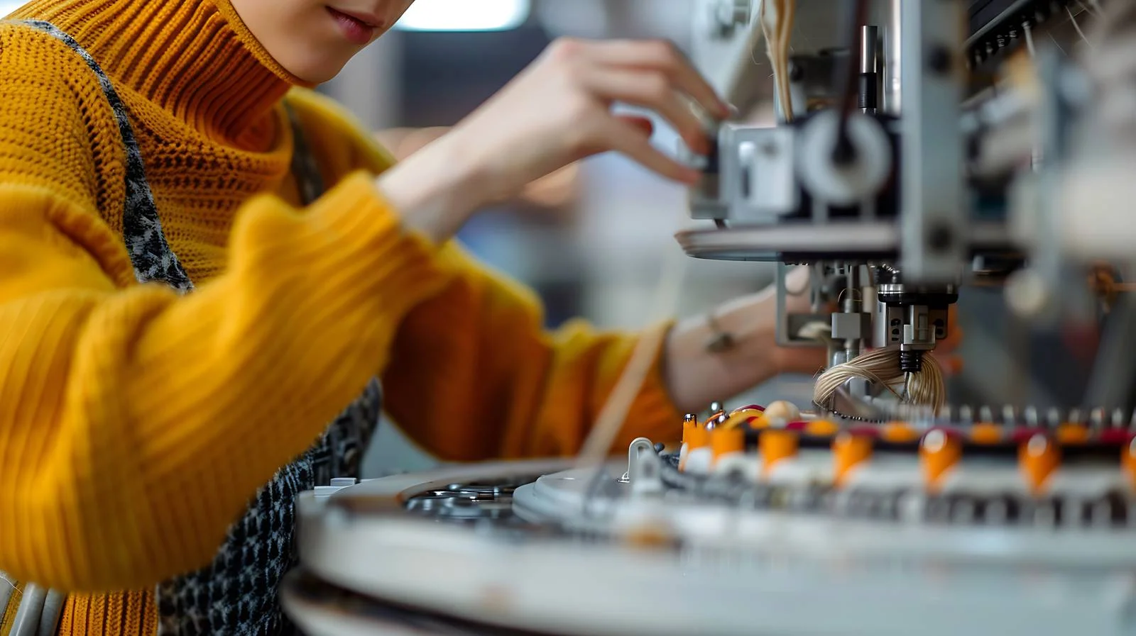 Adjusting Circular Knitting Machine Threading — free download from Dotvec