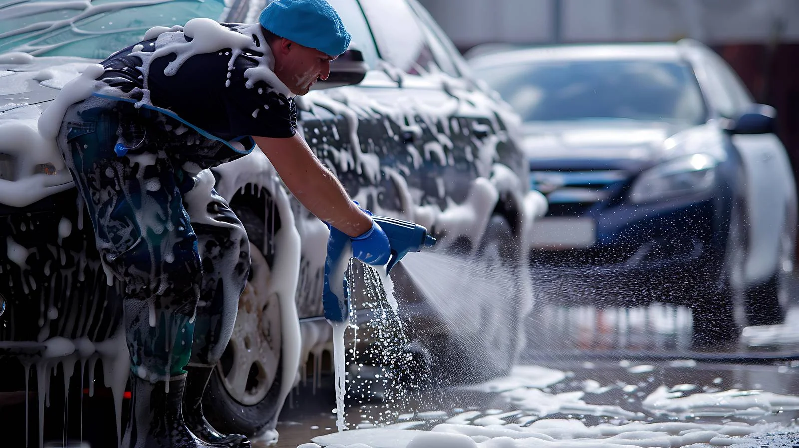 Professional Car Wash with Active Foam — free download from Dotvec