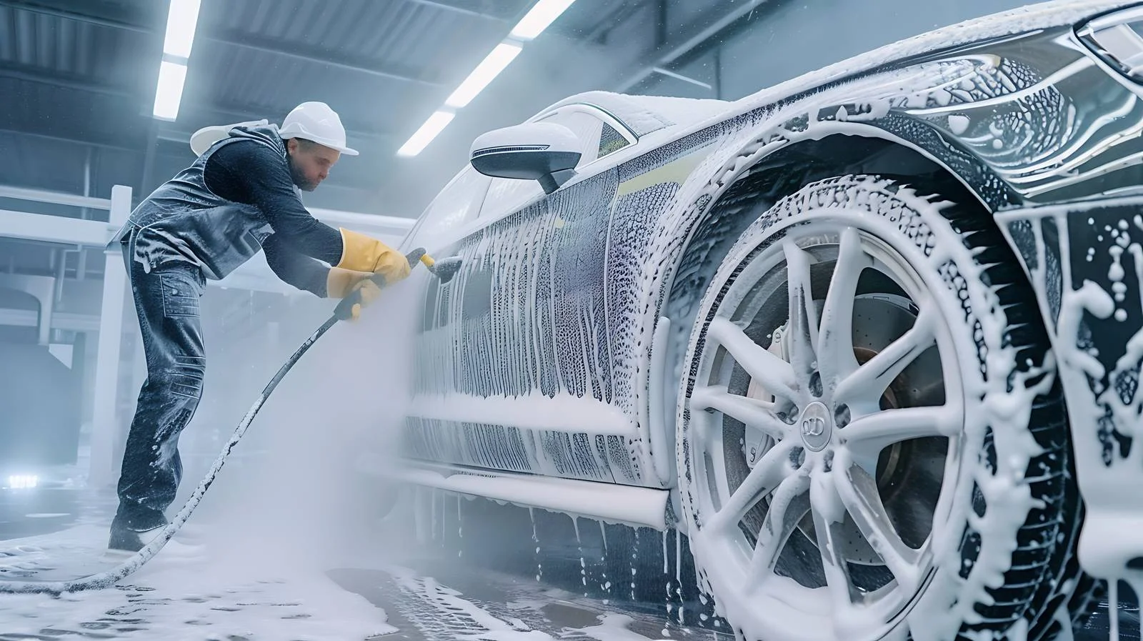 Professional Car Wash with Active Foam — free download from Dotvec
