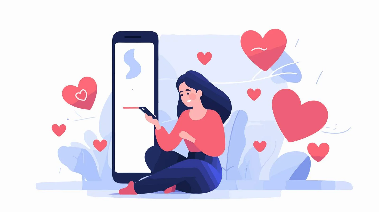 Professional Love Notification on Phone — free download from Dotvec