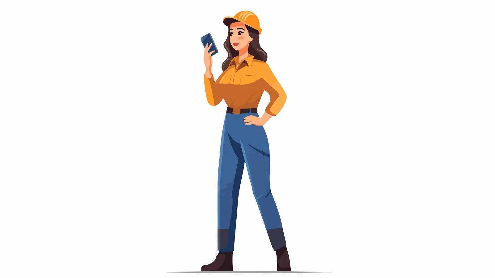 Professional Woman Talking on Smartphone — free download from Dotvec