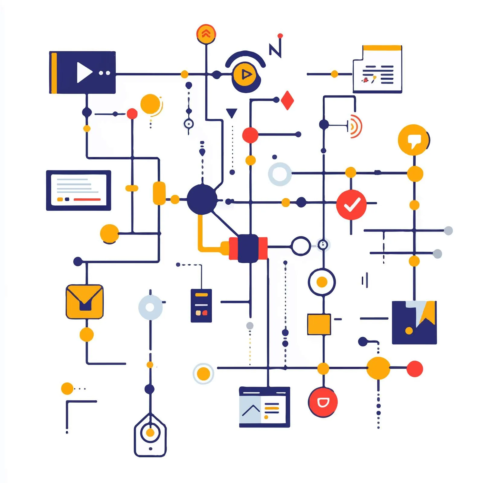 Workflow Organization Concept in Project Management — free download from Dotvec