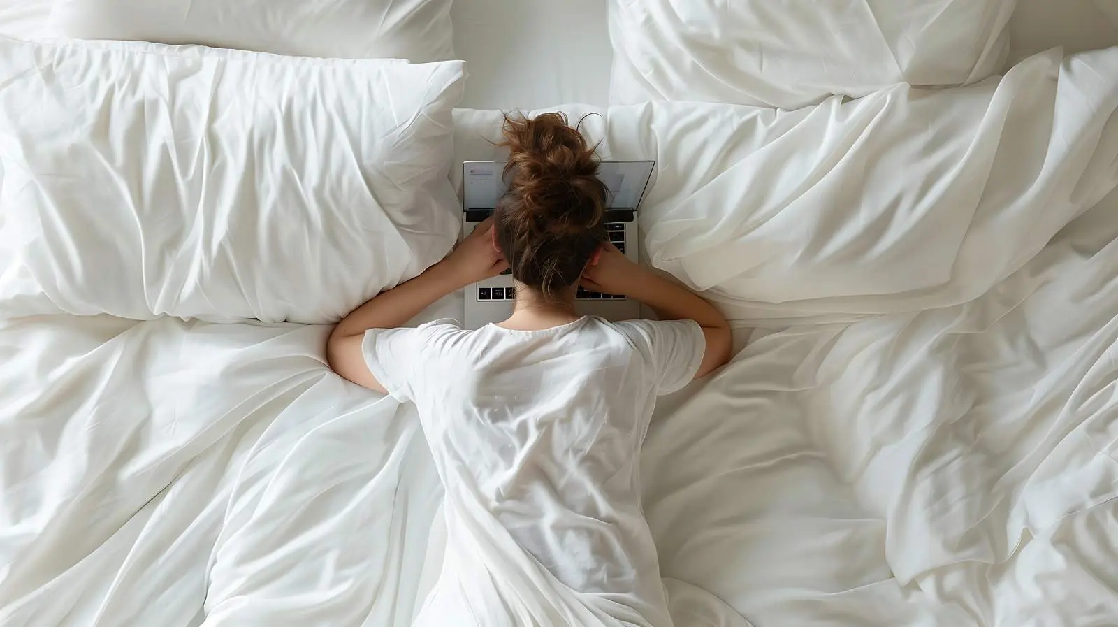 Young Woman Working from Home Concept — free download from Dotvec