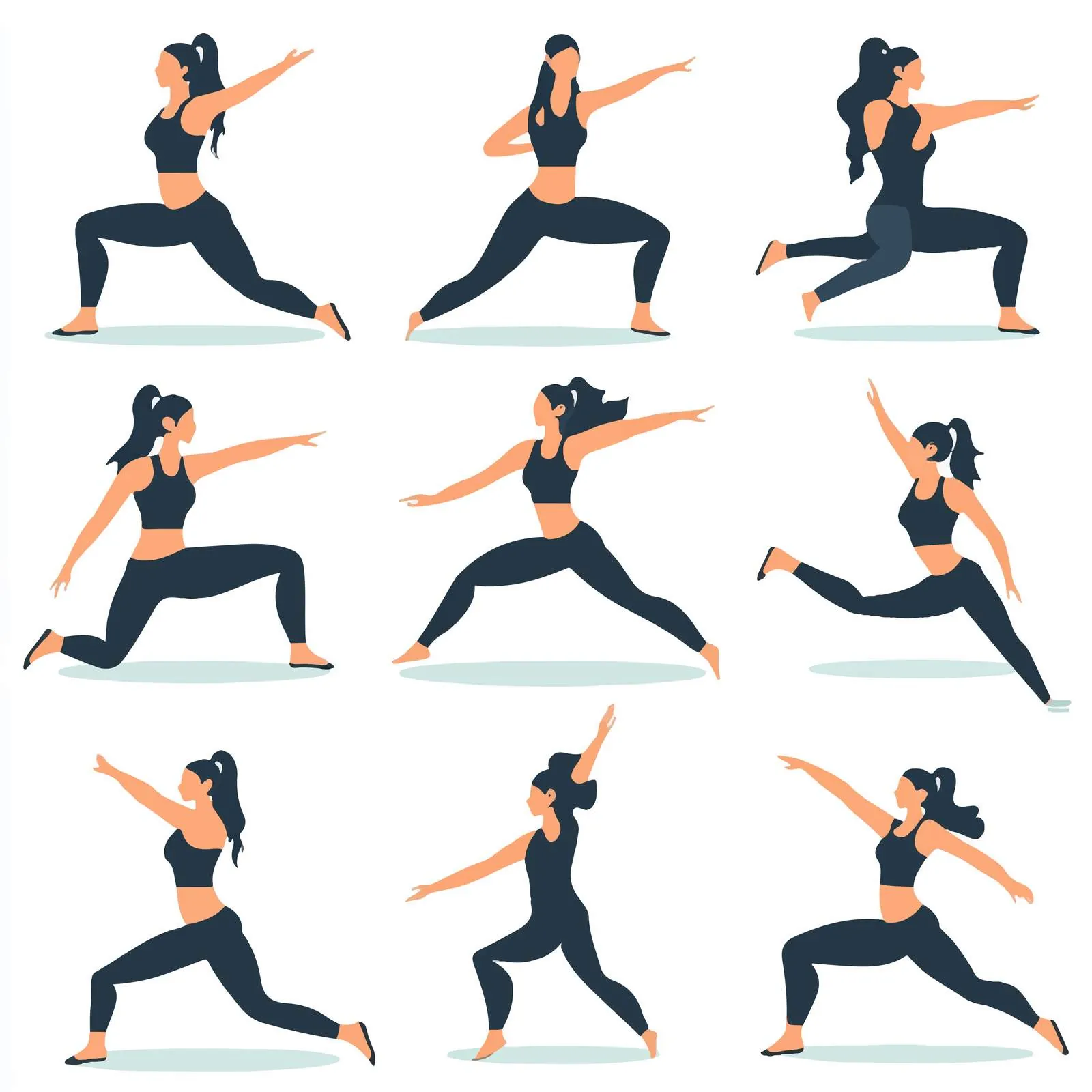 Woman Practicing Yoga and Fitness Exercises — free download from Dotvec