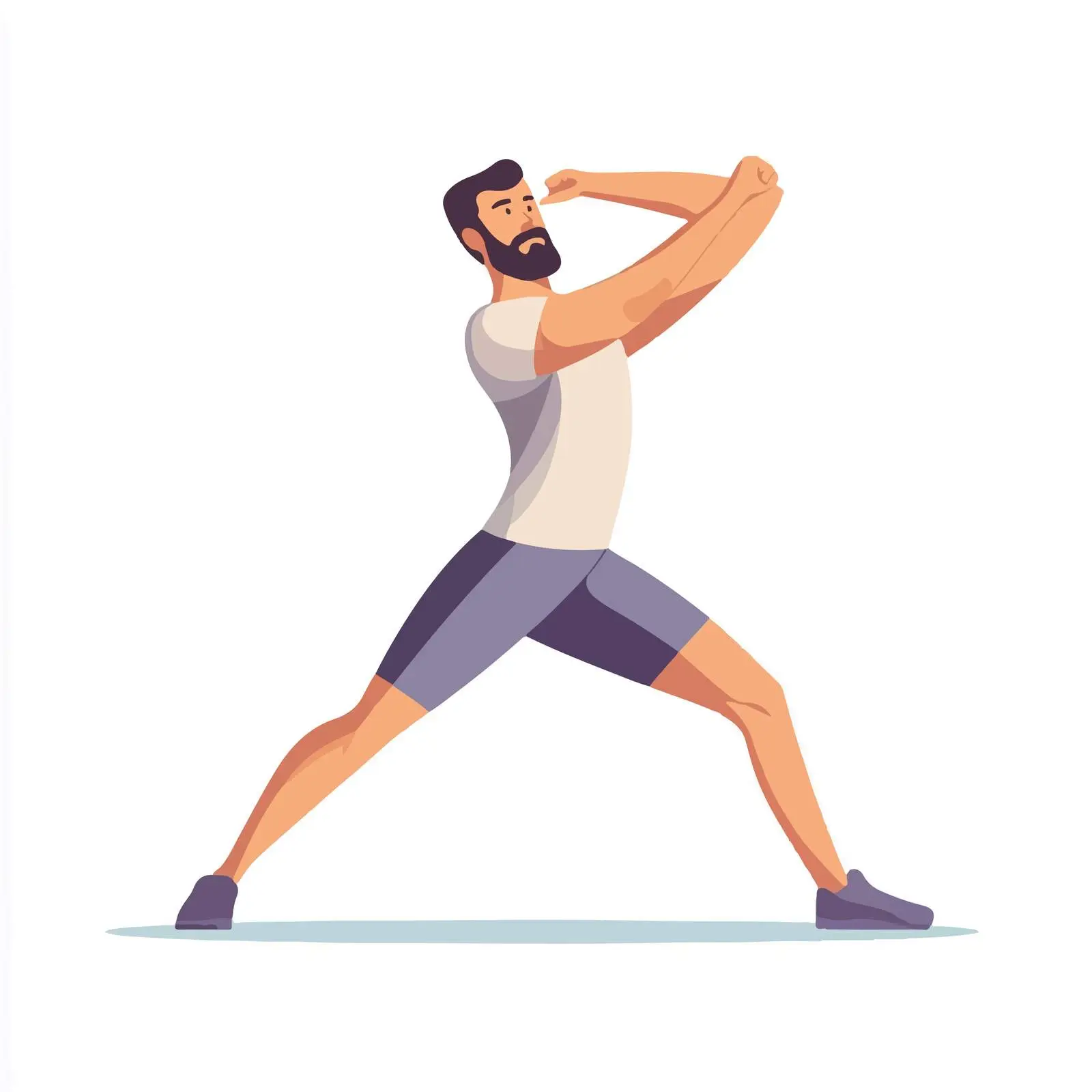 Full Body Workout Exercises Vector Illustration — free download from Dotvec