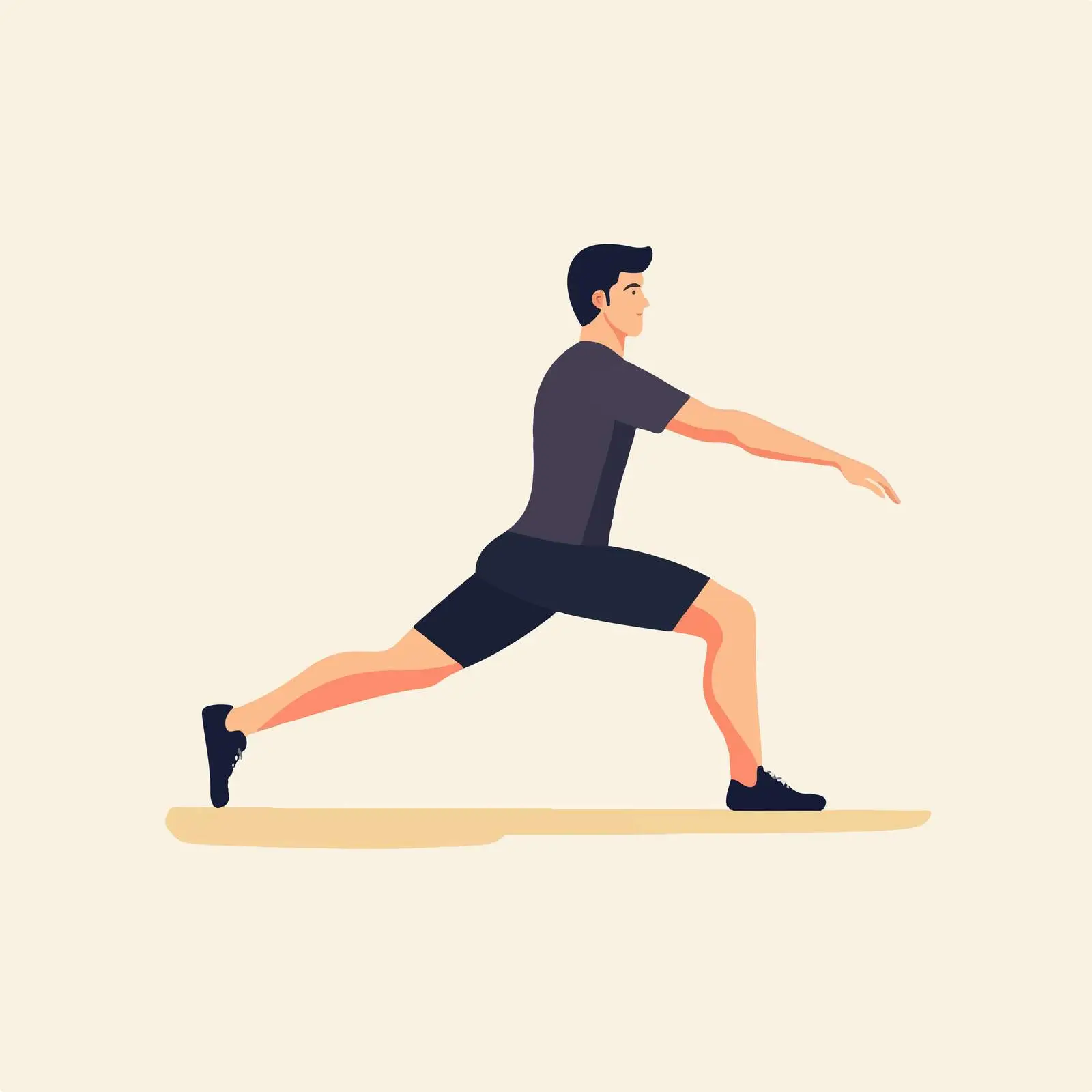 Full Body Fitness Stretching Exercises Vector — free download from Dotvec