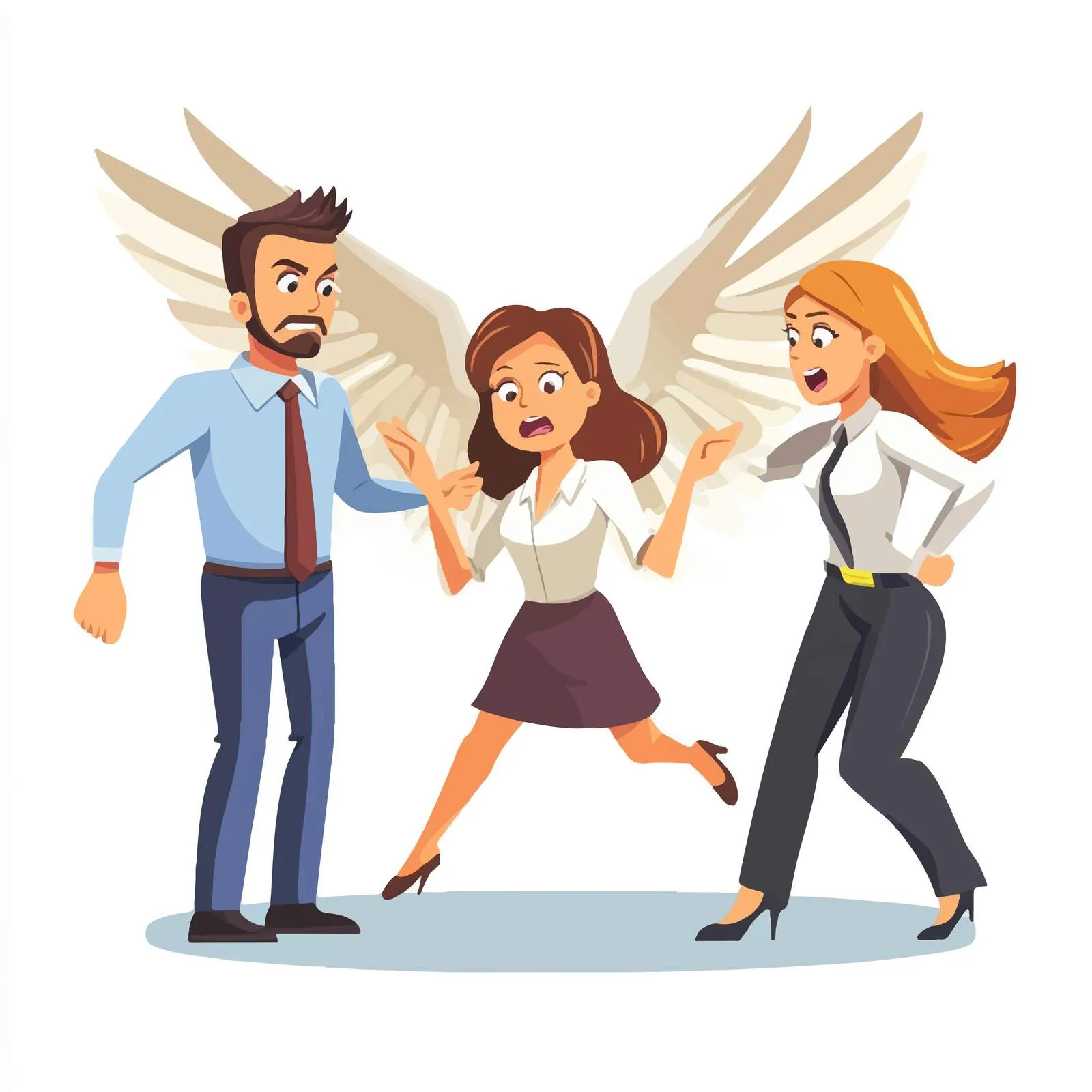 Workplace Harassment Among Coworkers Illustrated — free download from Dotvec