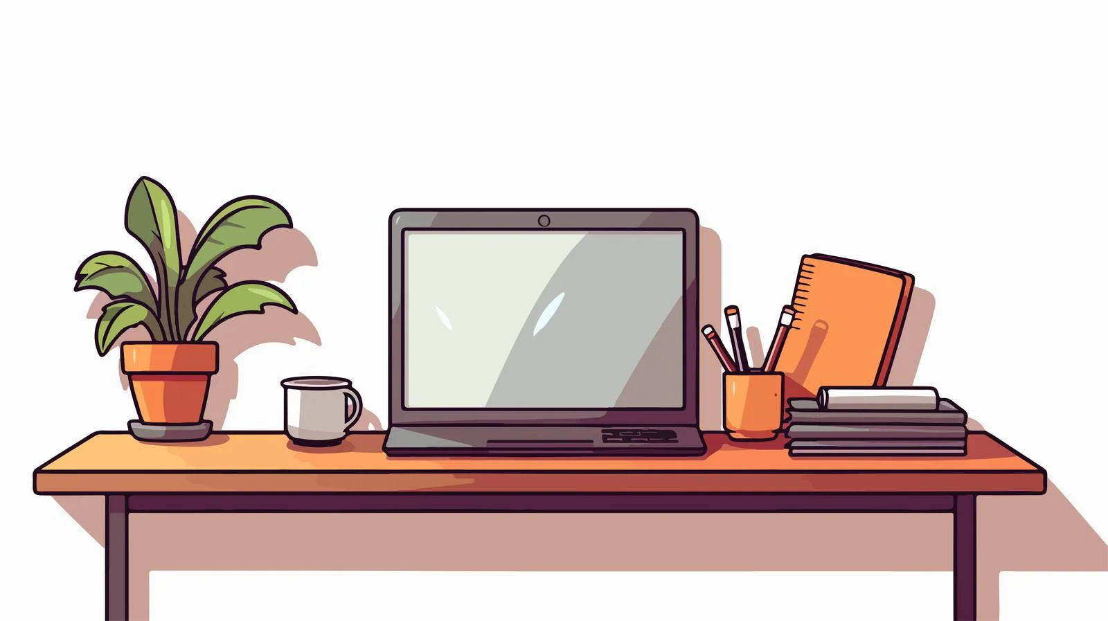 Modern Workspace Setup — free download from Dotvec