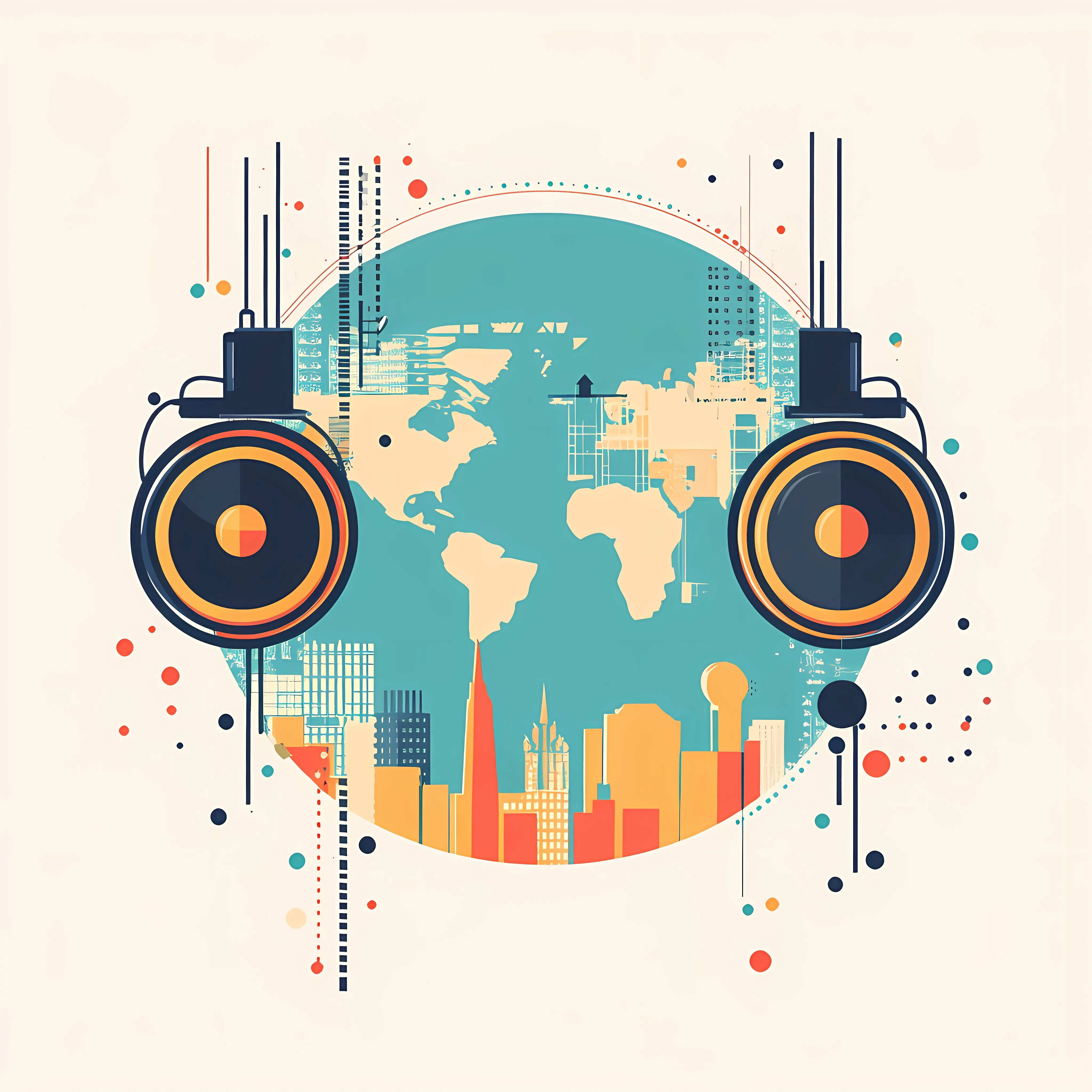 World Audio Visual Heritage Day Illustration — free download from Dotvec