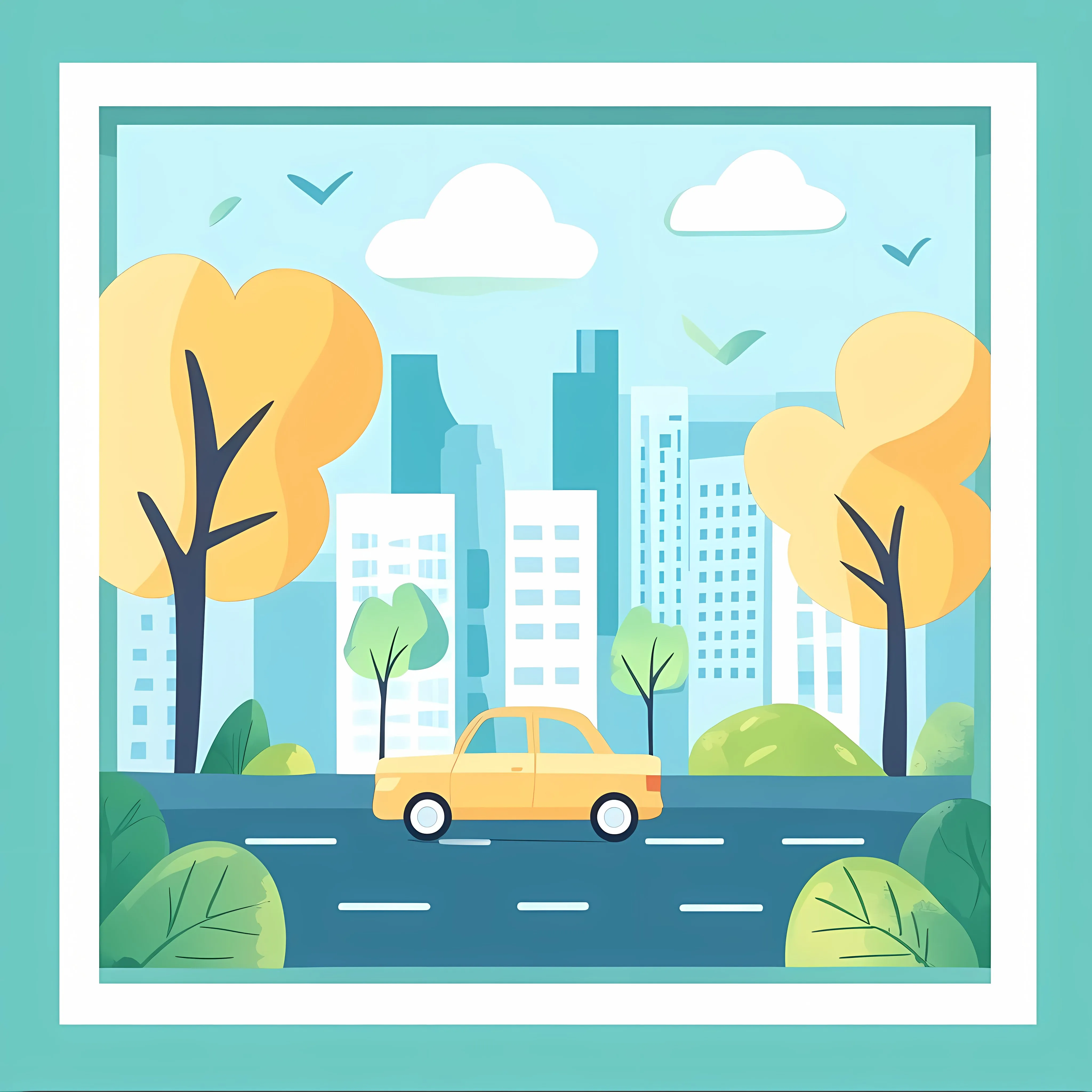 World Car Free Day Celebration Vector Illustration – free reduced emissions image from Dotvec
