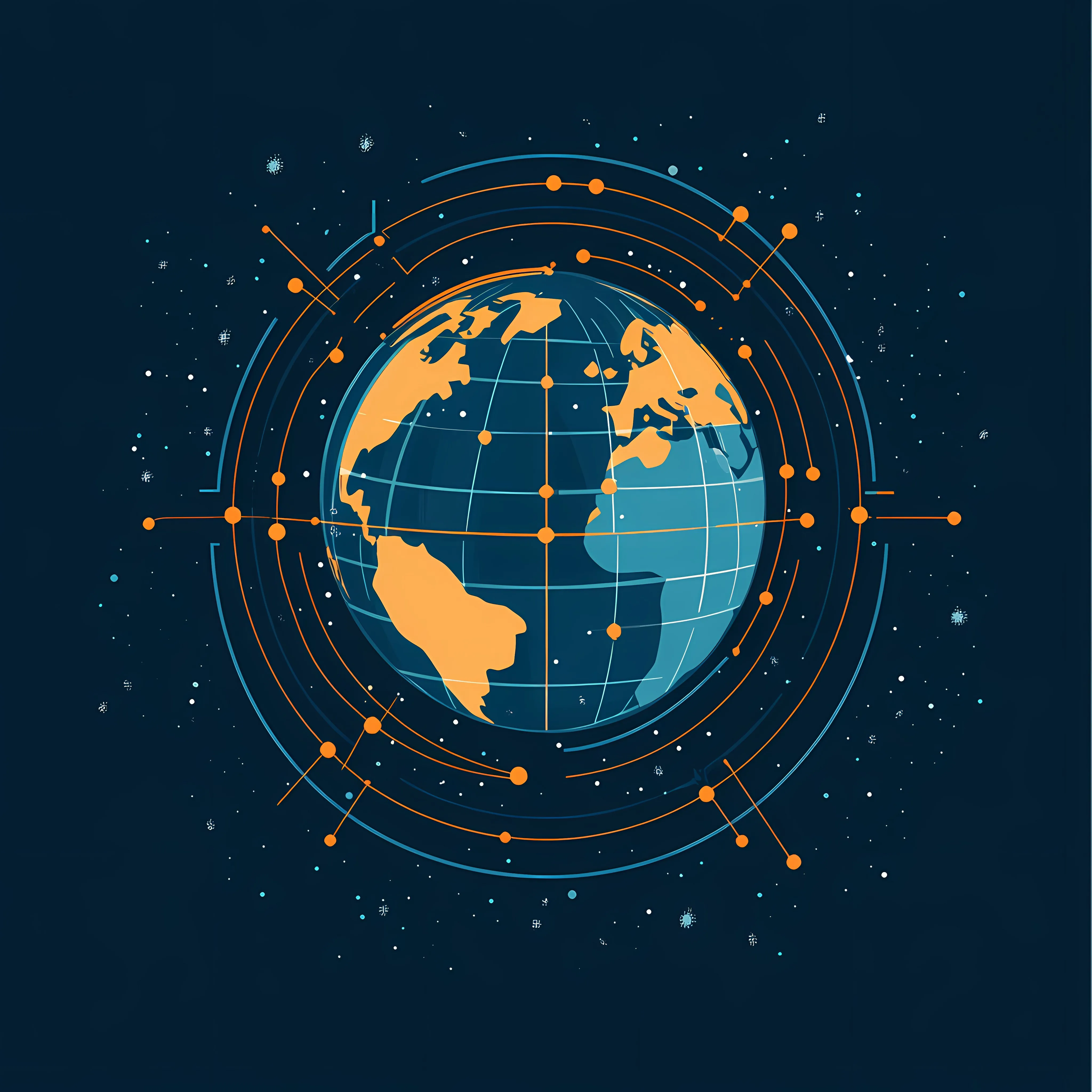 World Connect Technology Vector Illustration — free download from Dotvec