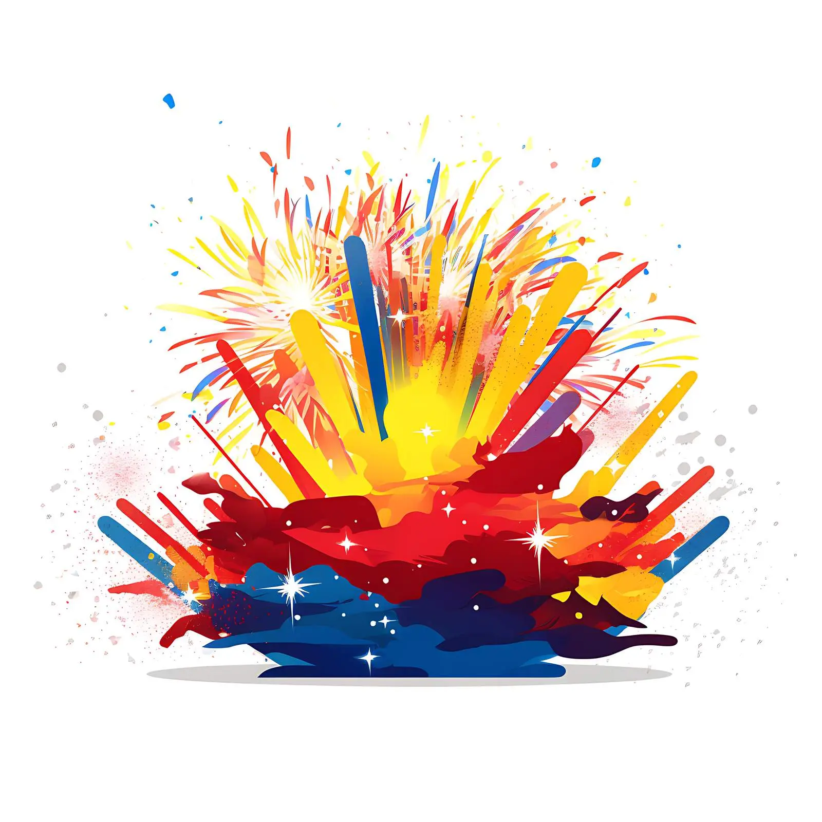 Fireworks Celebrating National Flags Around the World – free commemoration image from Dotvec