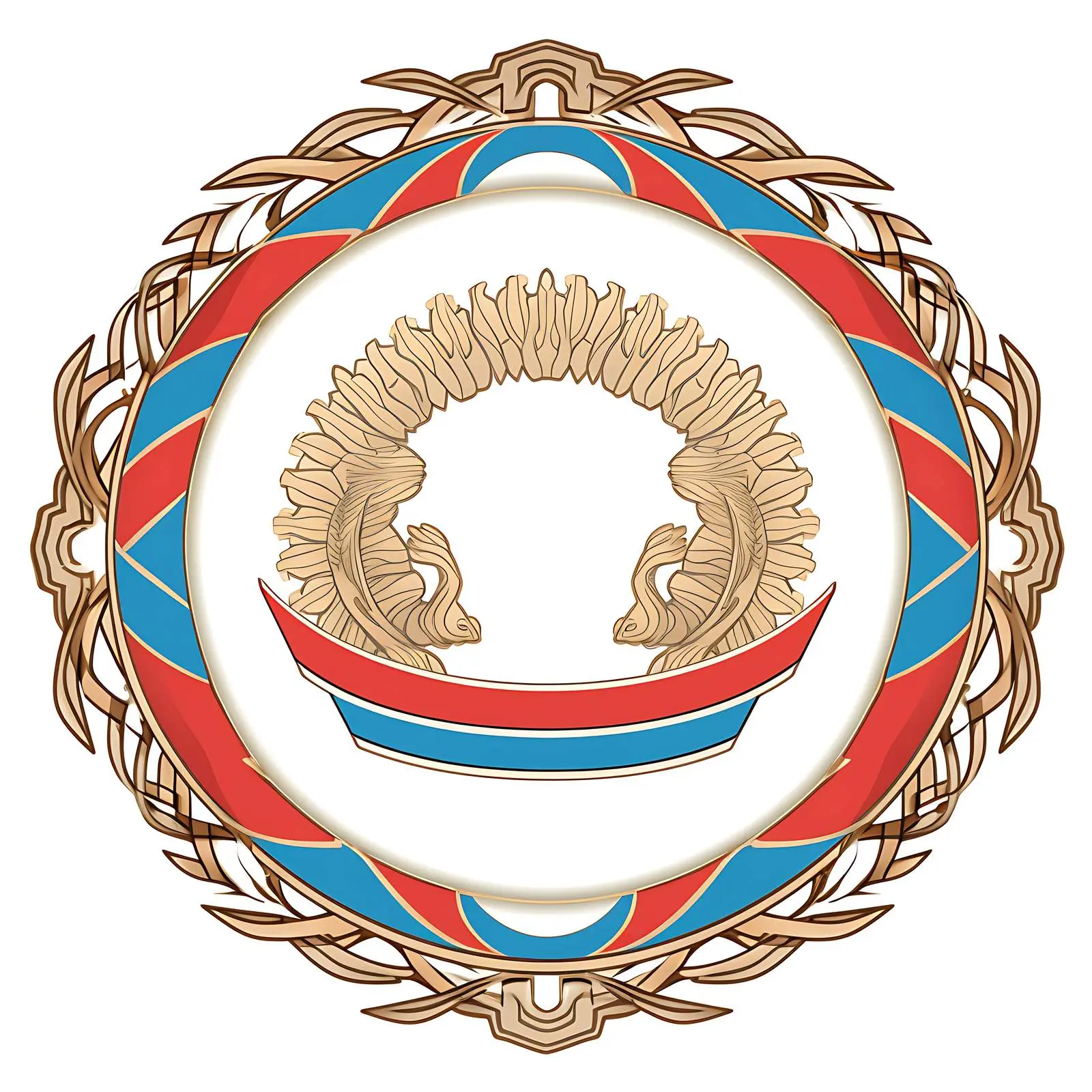 Mongolia National Flag Framed in Colors — free download from Dotvec