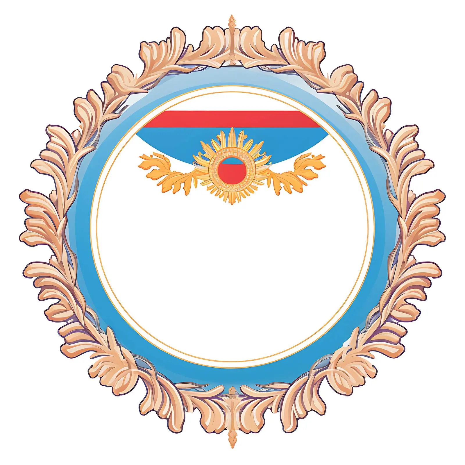 Mongolia National Flag Framed in Colors — free download from Dotvec