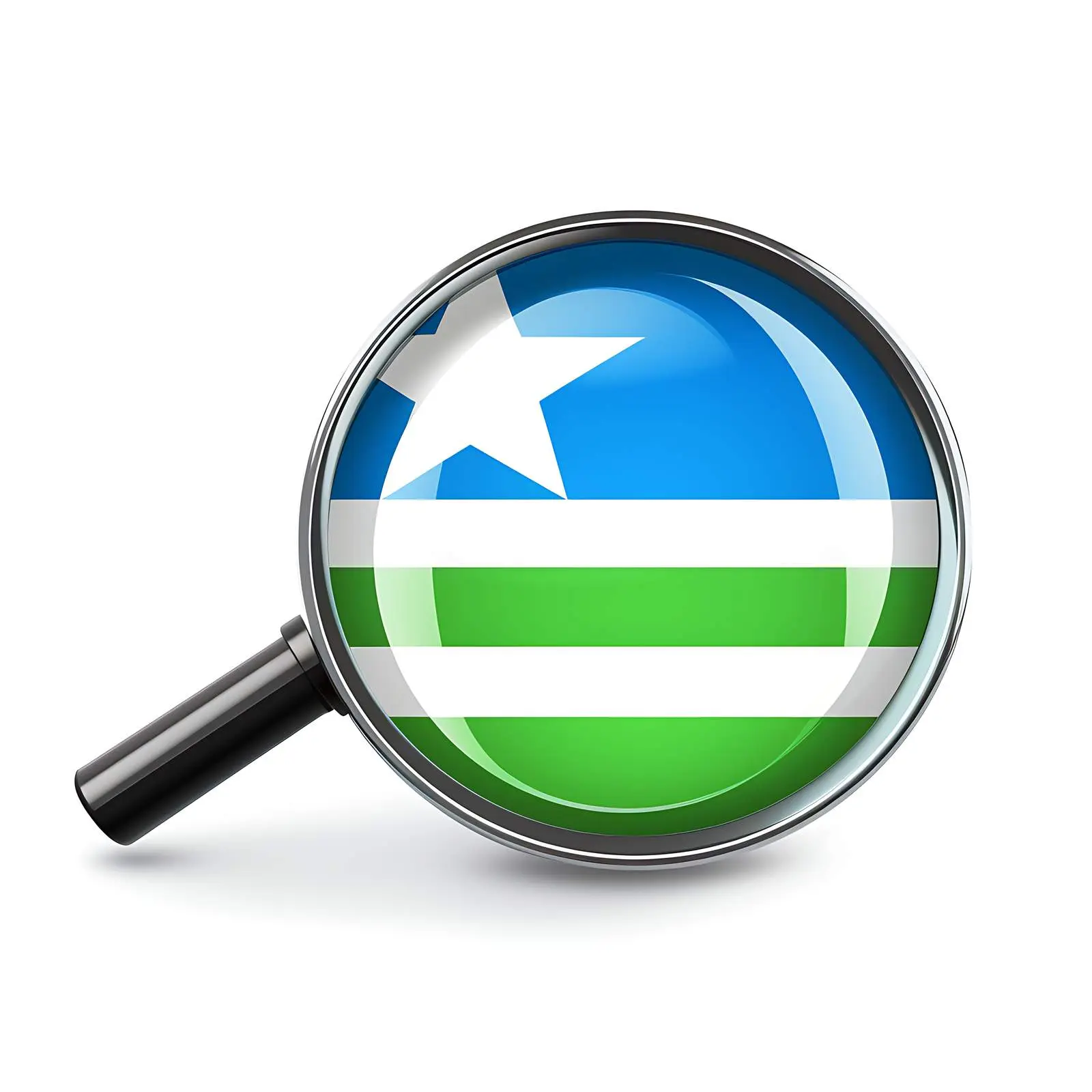 Sierra Leone Flag Magnified Lens Photo — free download from Dotvec