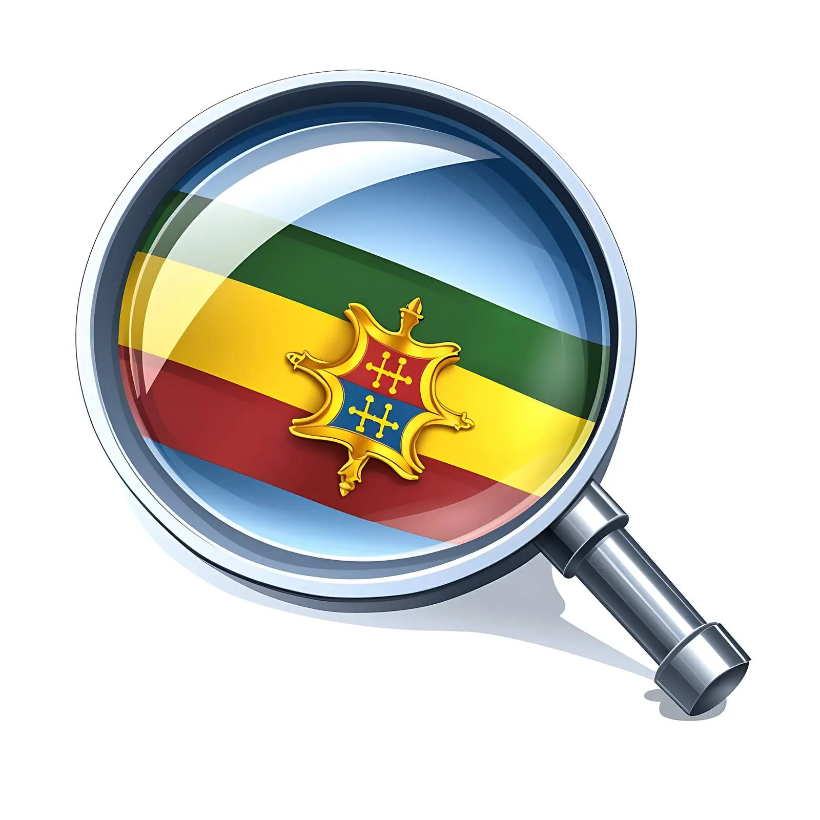 Sri Lanka Flag Magnified in Lens — free download from Dotvec