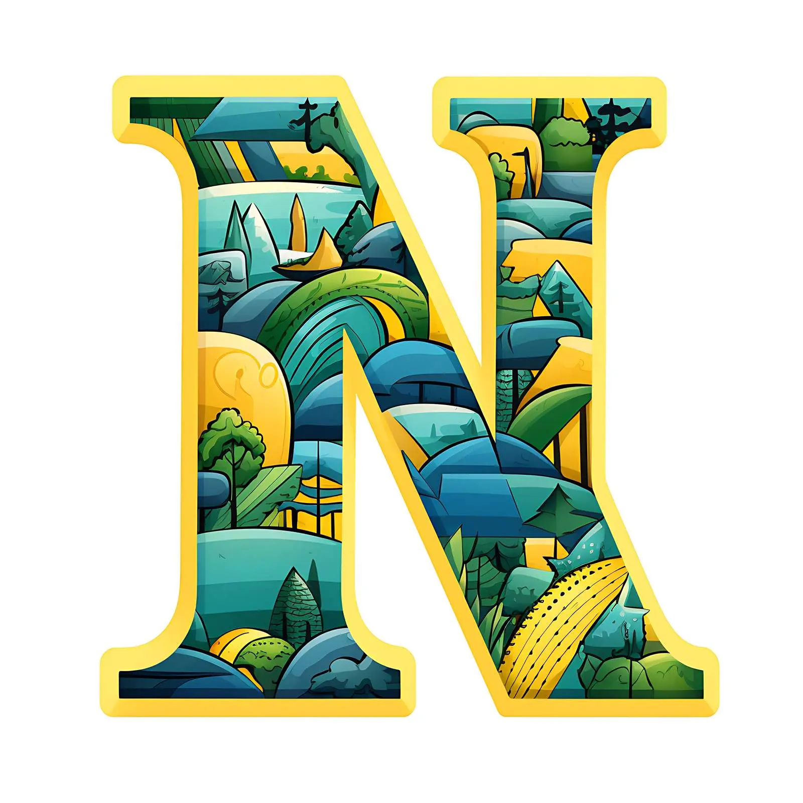 Colorful Representation of World Countries in Latin Alphabet – free infographic image from Dotvec