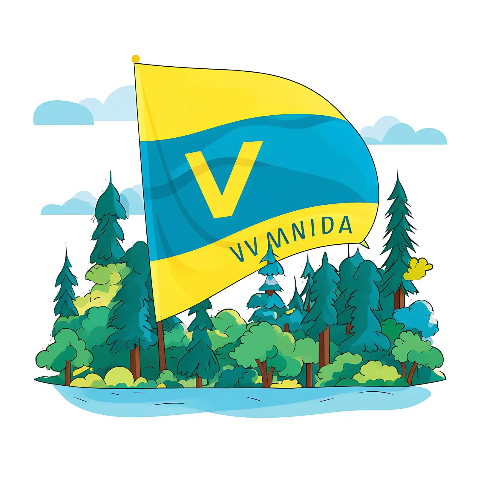 Colorful Alphabet Representation of World Countries – free visual learning image from Dotvec