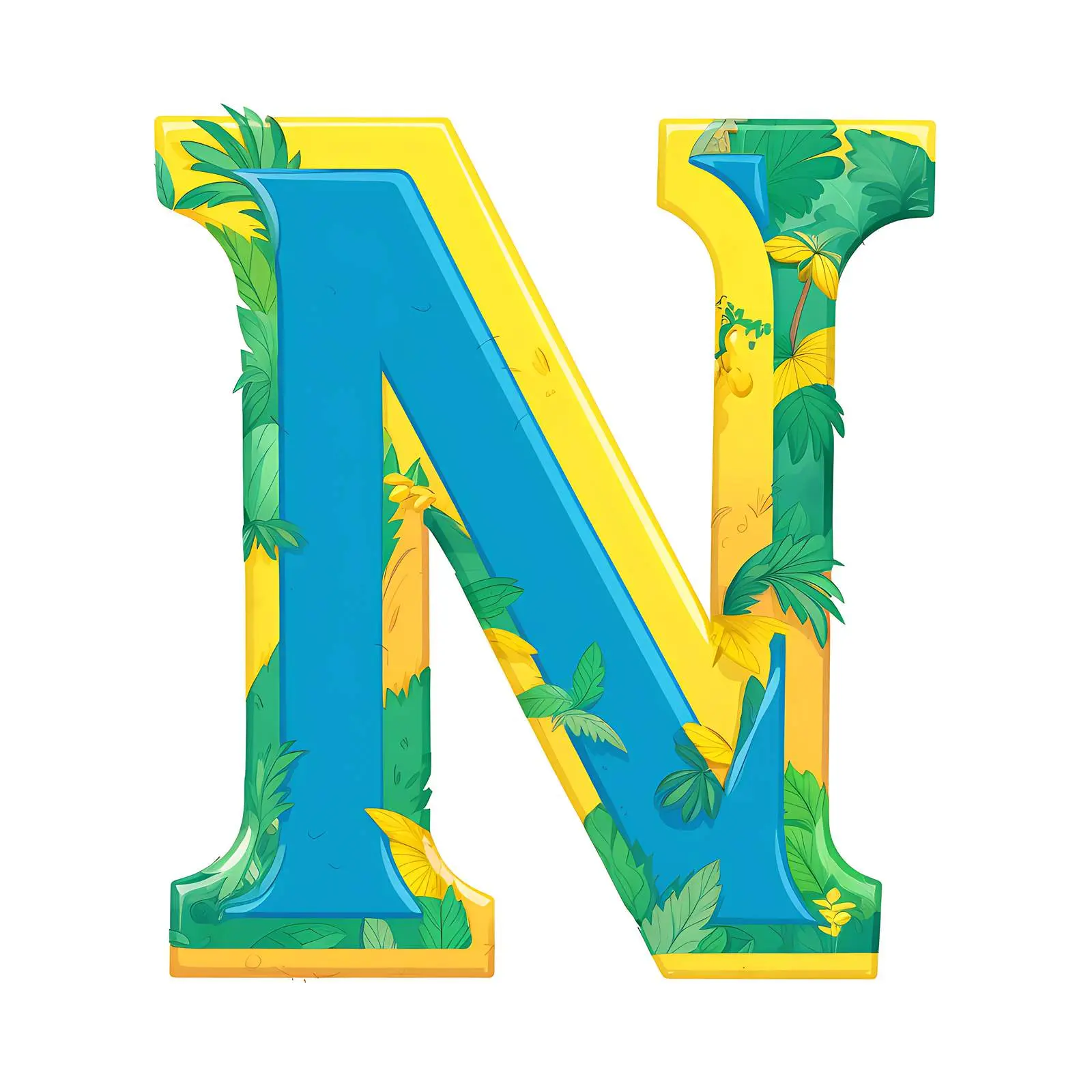 Colorful Representation of World Countries in Latin Alphabet – free visual learning image from Dotvec