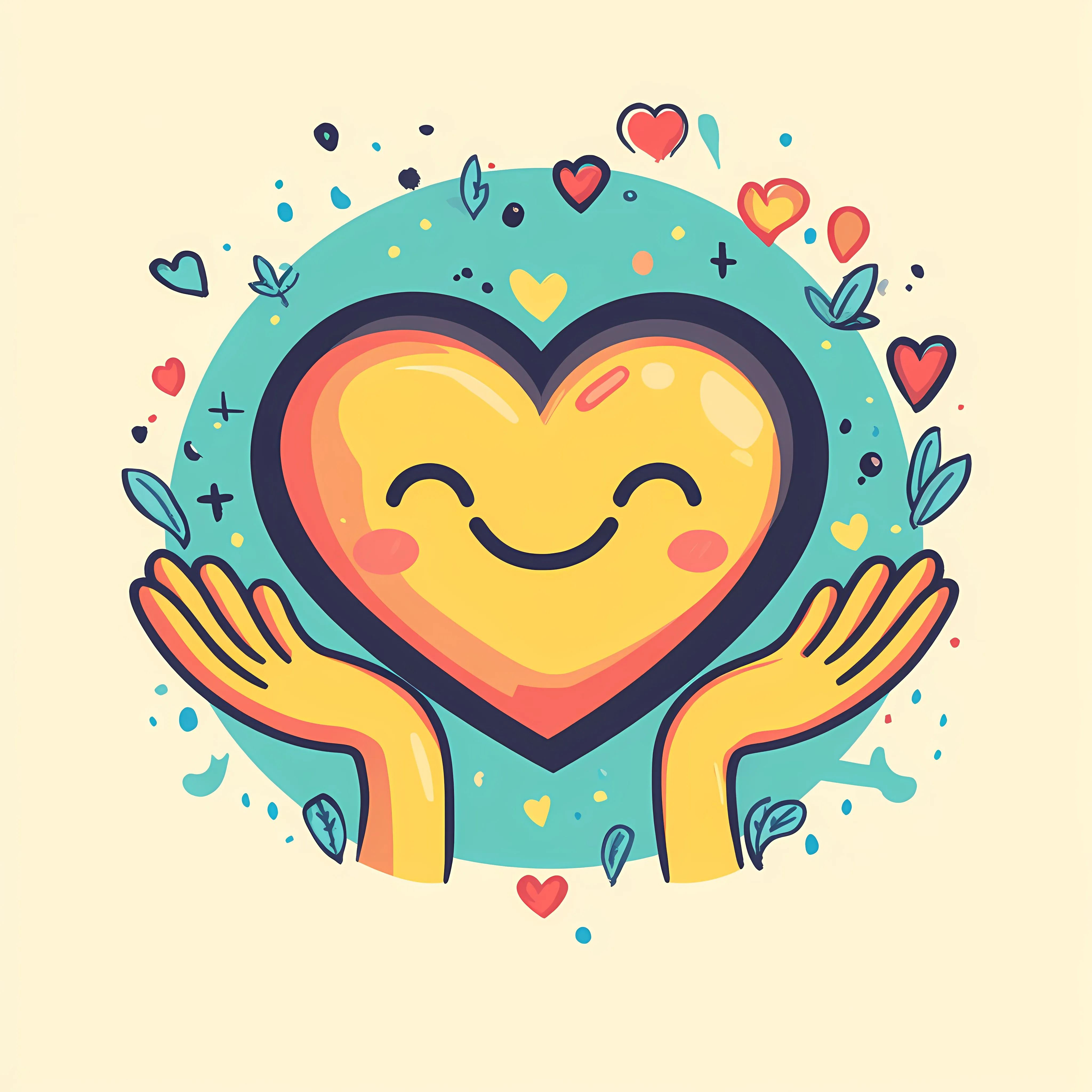 World Day of Happiness Flat Vector Illustration — free download from Dotvec