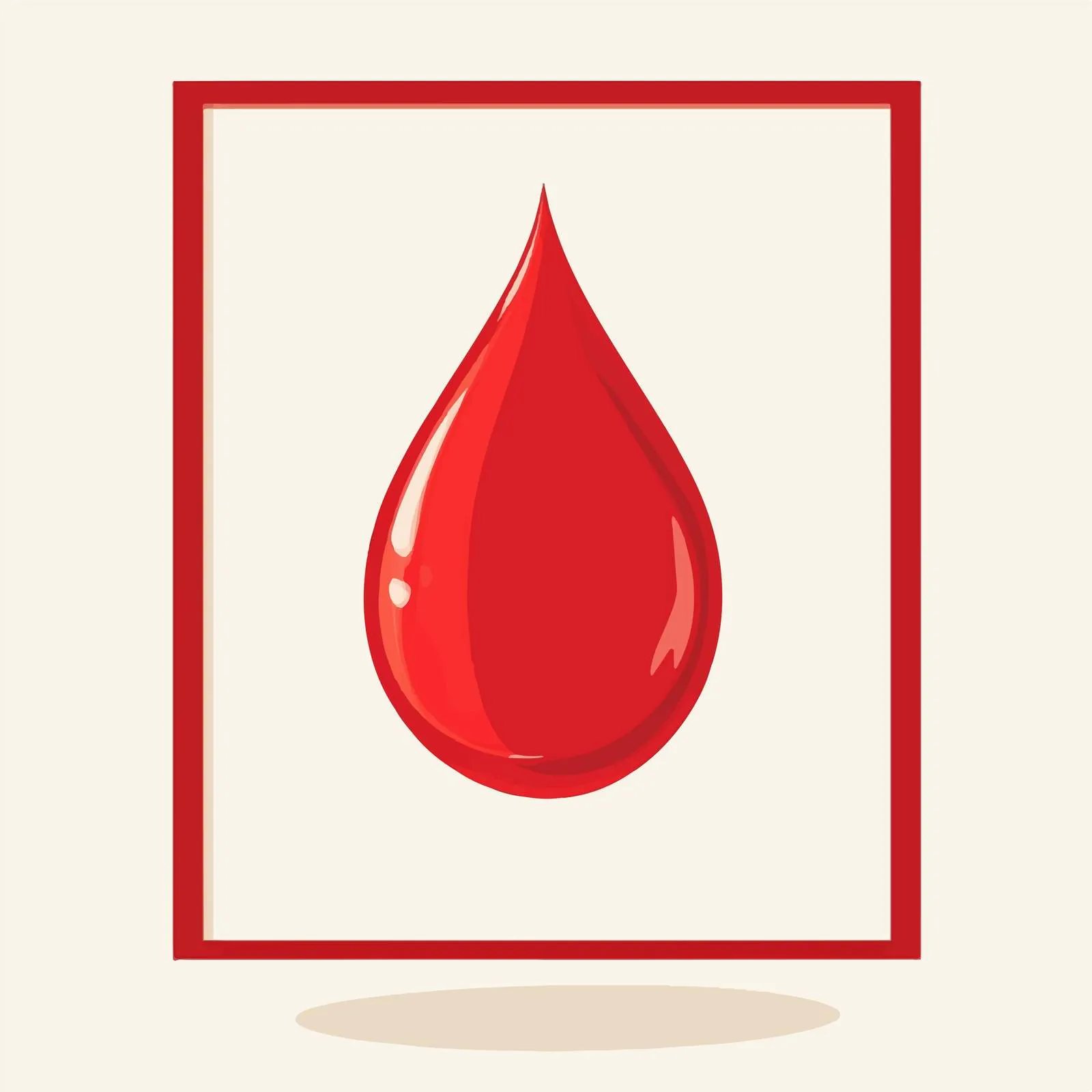 World Hemophilia Day Blood Drop Vector Illustration – free charity event image from Dotvec