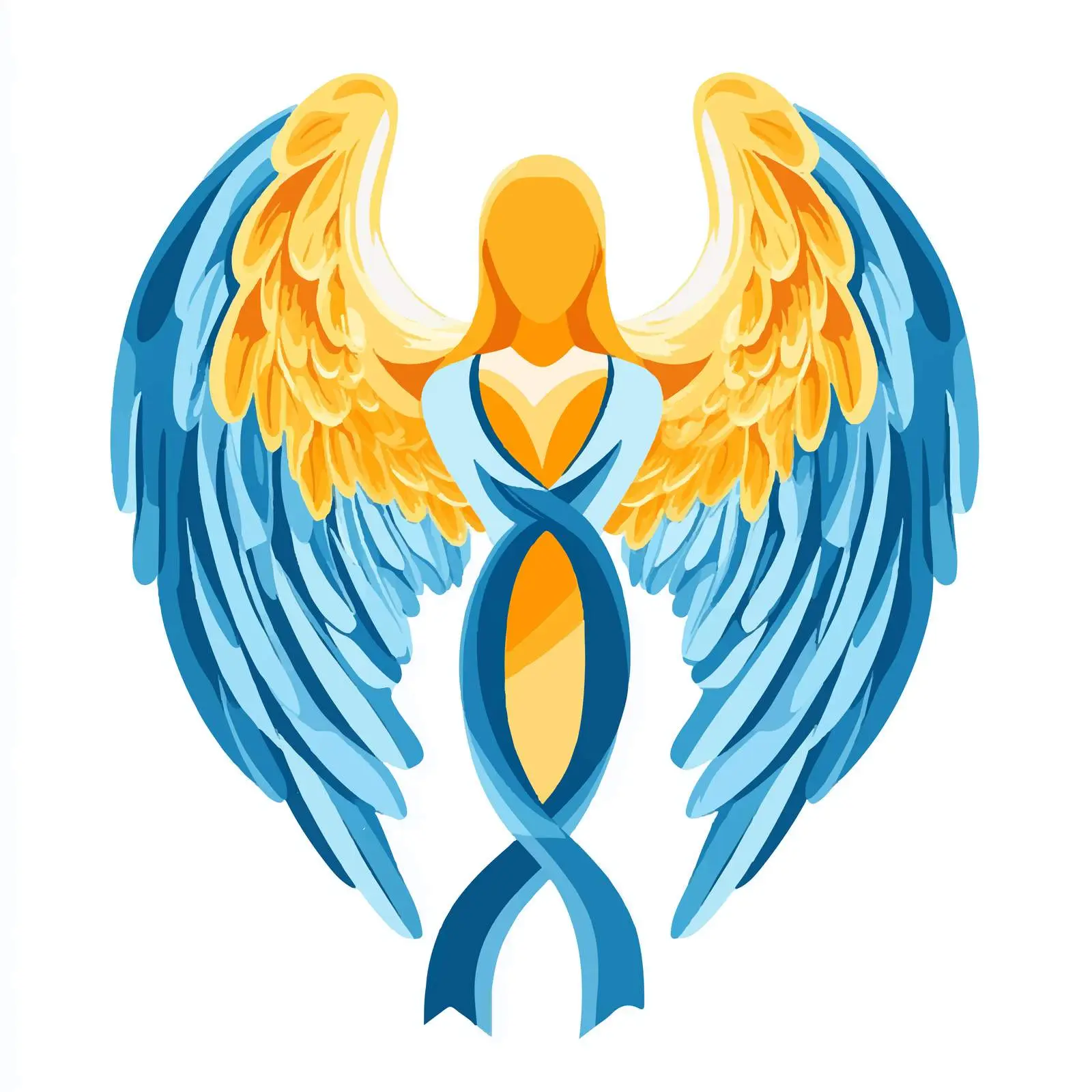 World Parkinson Day Campaign Ribbon Design – free colorful ribbon image from Dotvec