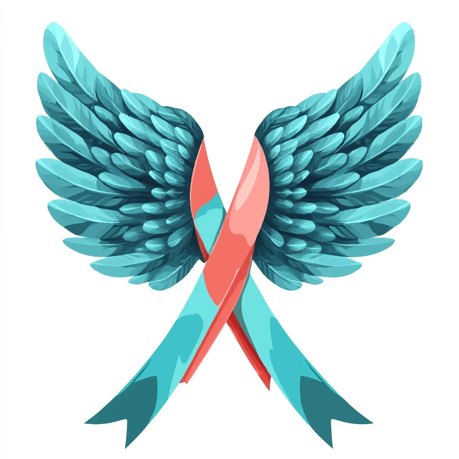 World Parkinson Day Ribbon Design Centered Composition — free download from Dotvec