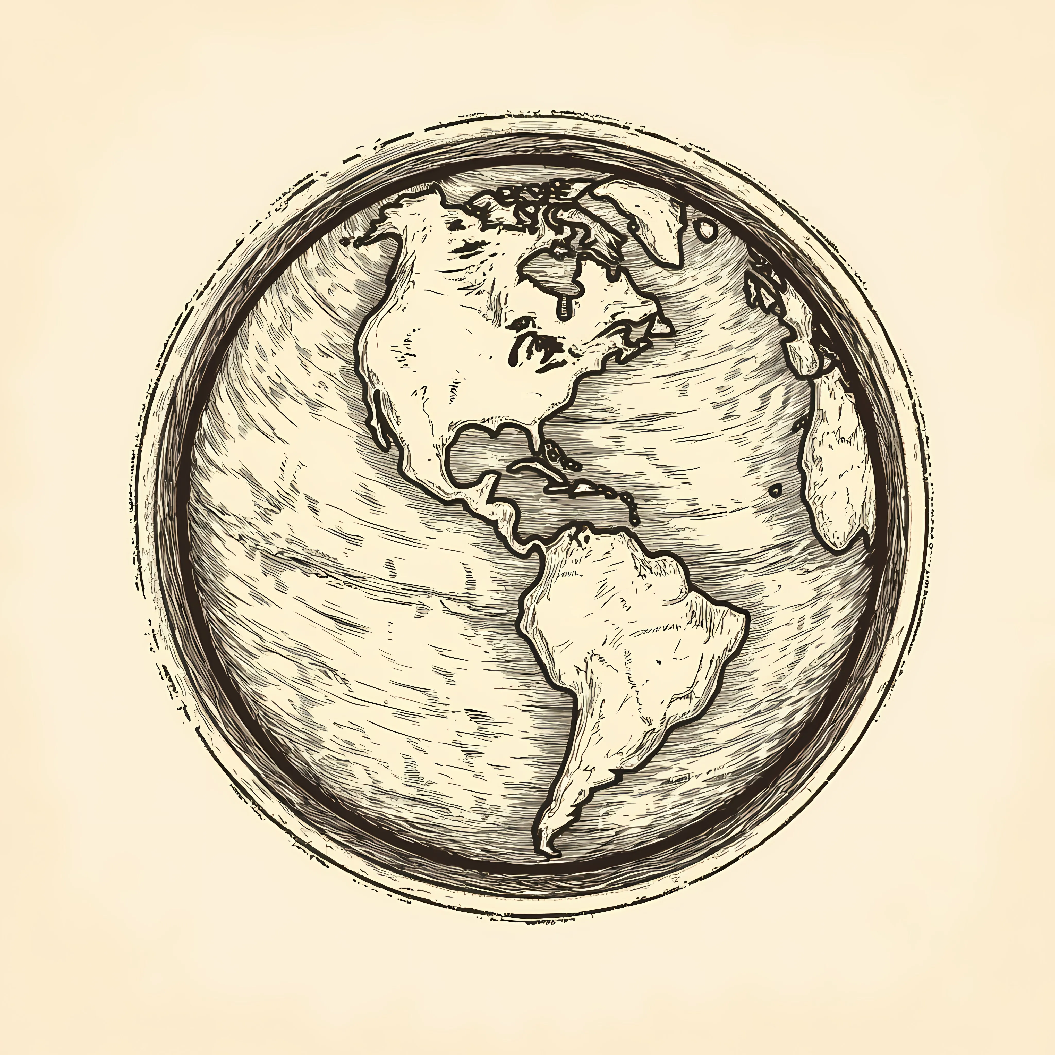 Isolated Vector Illustration of Planet Earth — free download from Dotvec
