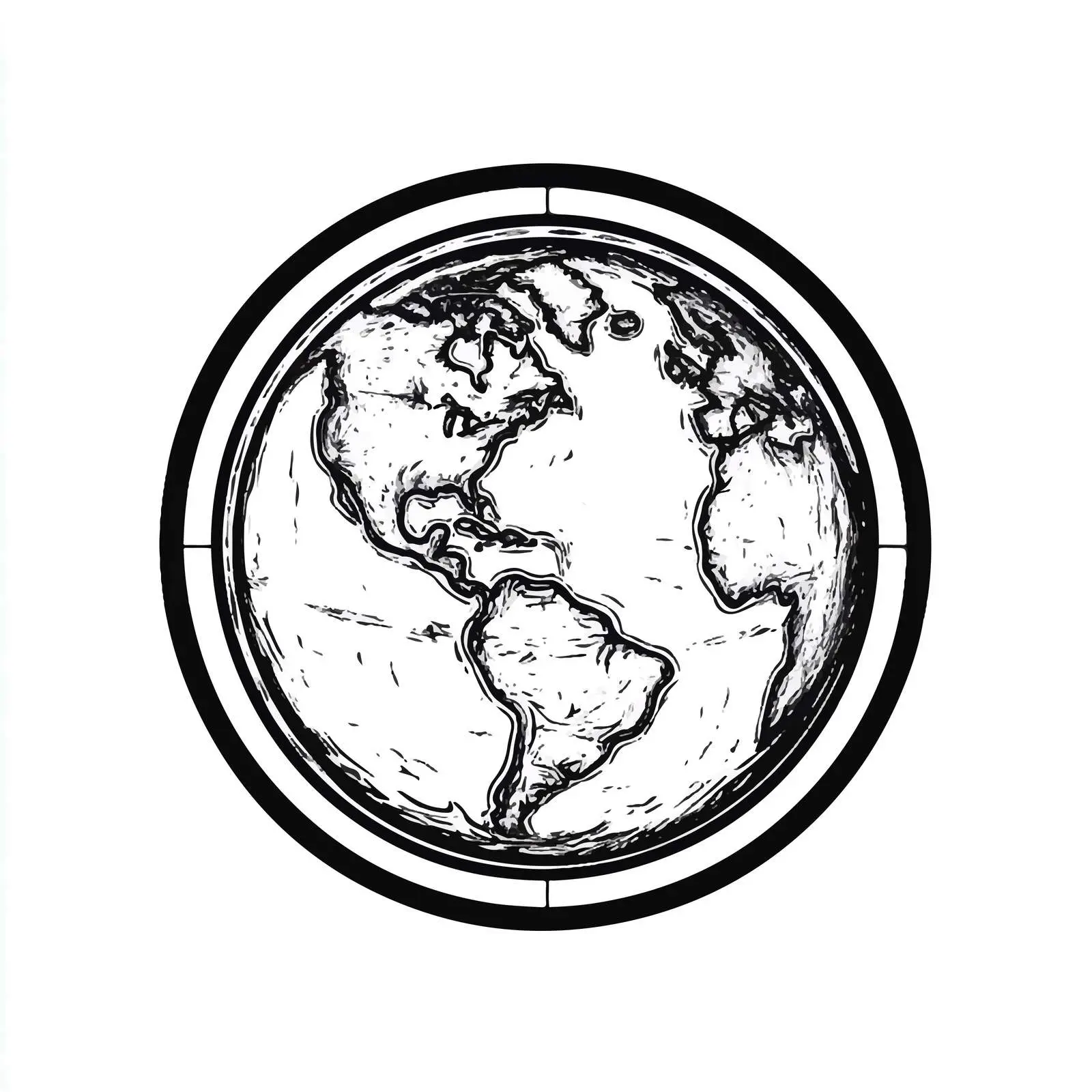 Isolated Vector Illustration of Planet Earth — free download from Dotvec