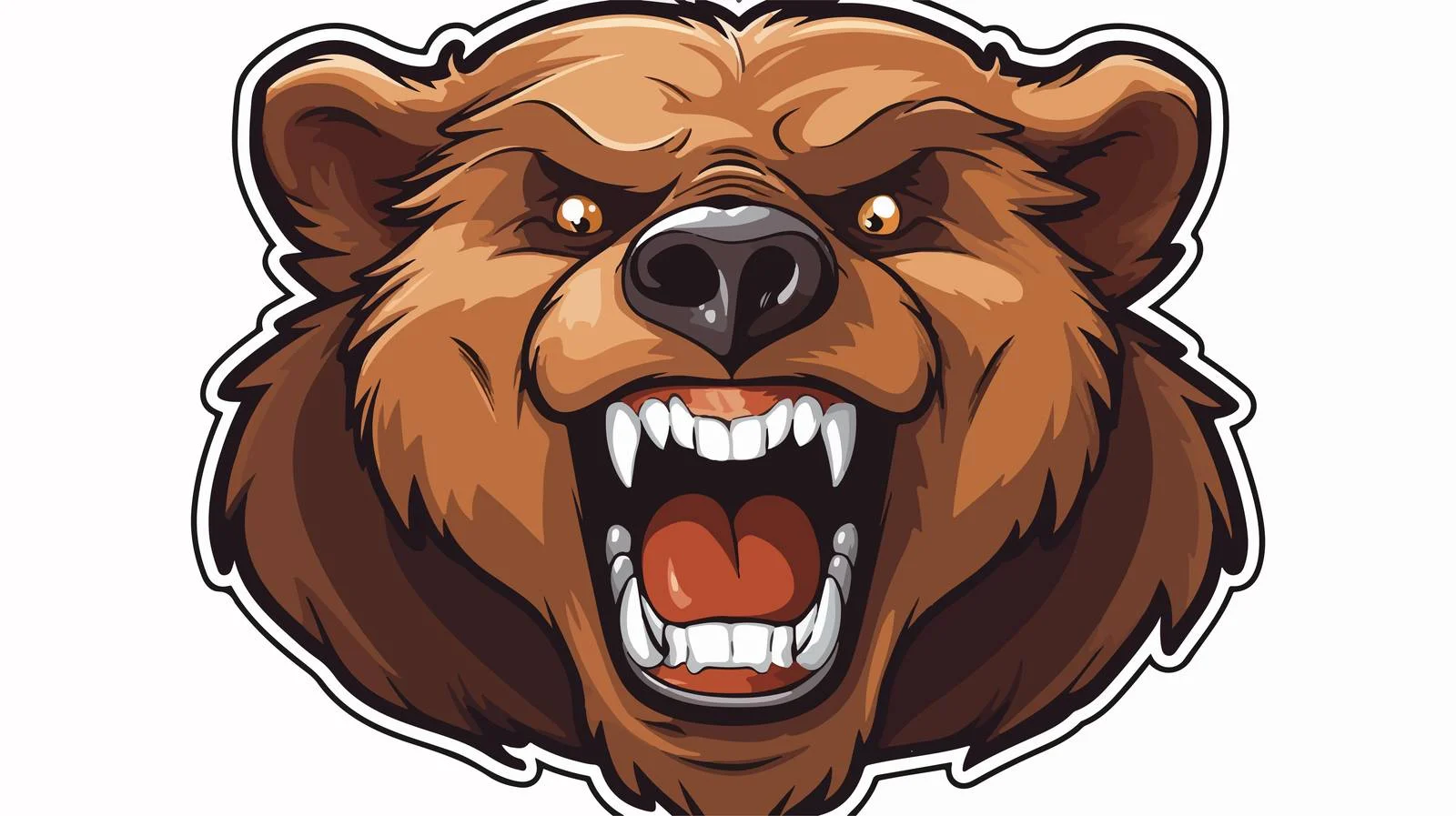 Vintage Happy Bear Tattoo Sticker — free download from Dotvec