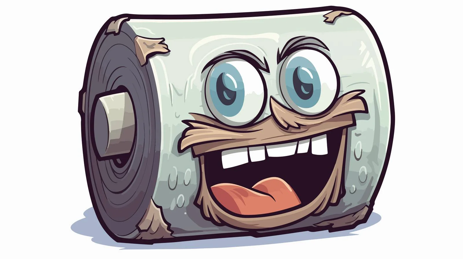 Vintage Tattoo-Style Toilet Paper Sticker
