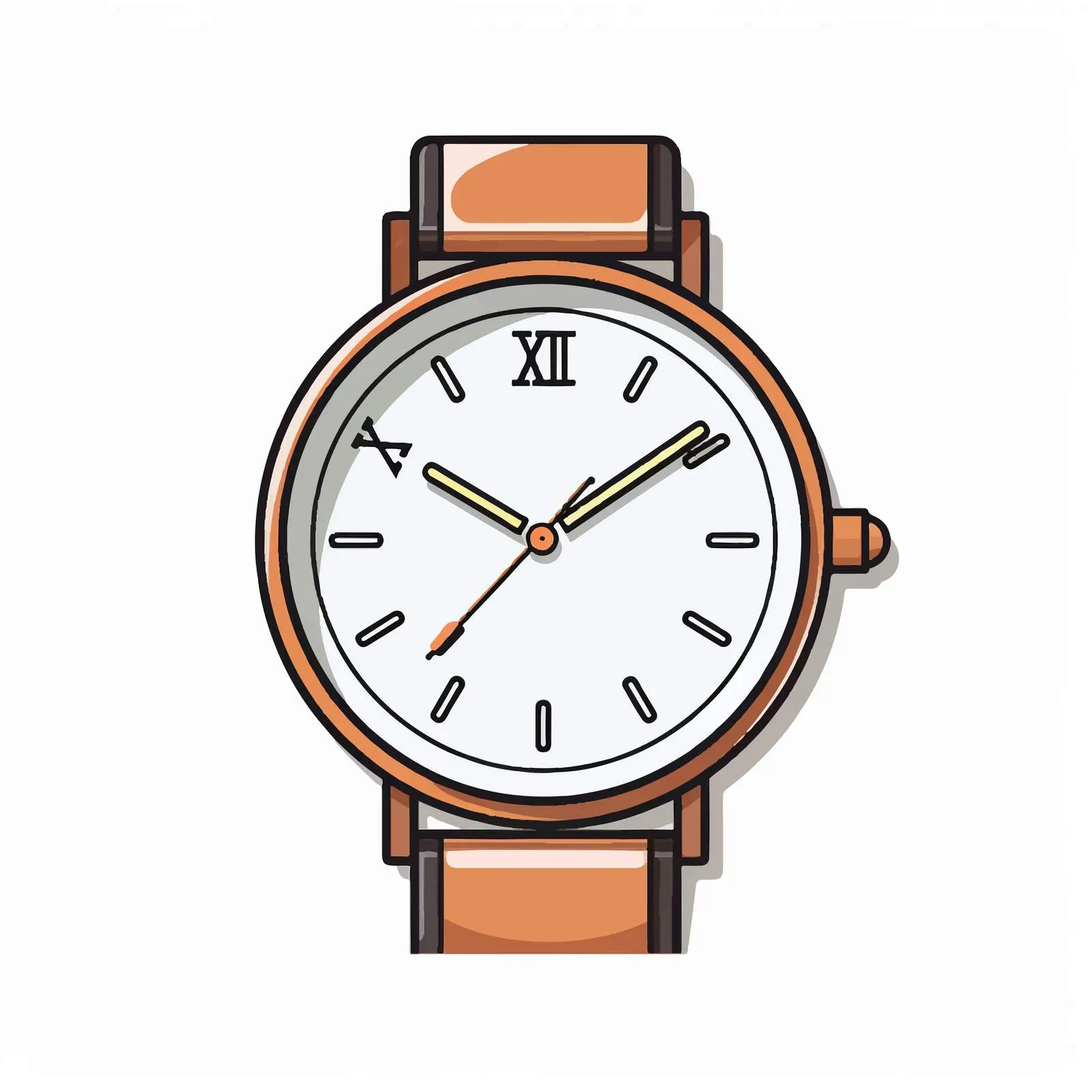 Stylish Wristwatch Vector Illustration – free stylish accessory image from Dotvec