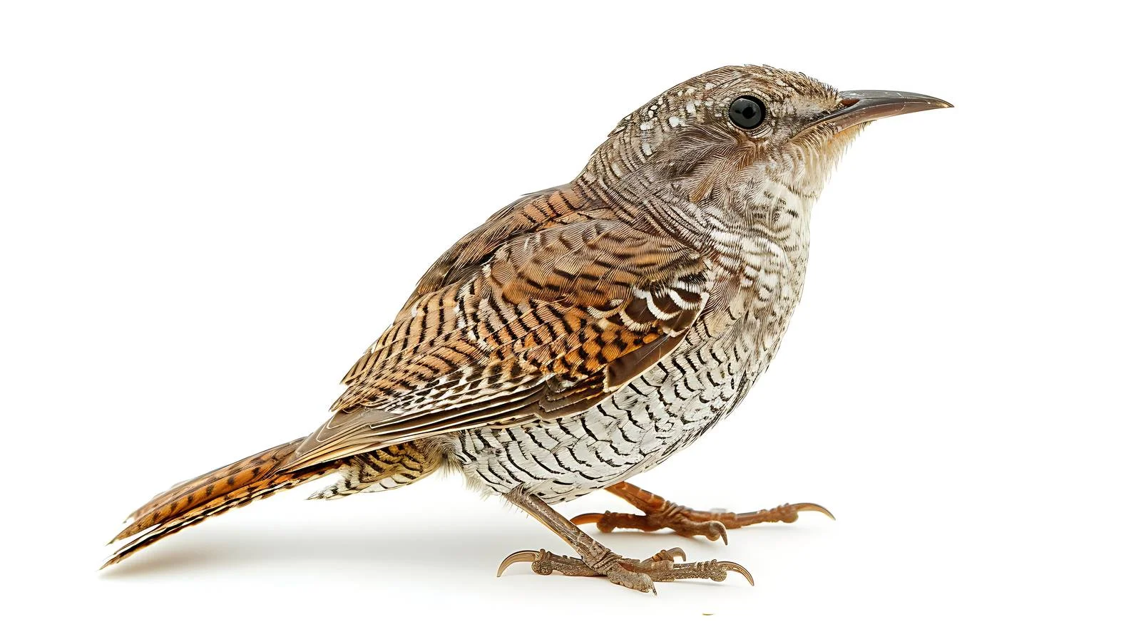 Wryneck Bird on White Background — free download from Dotvec