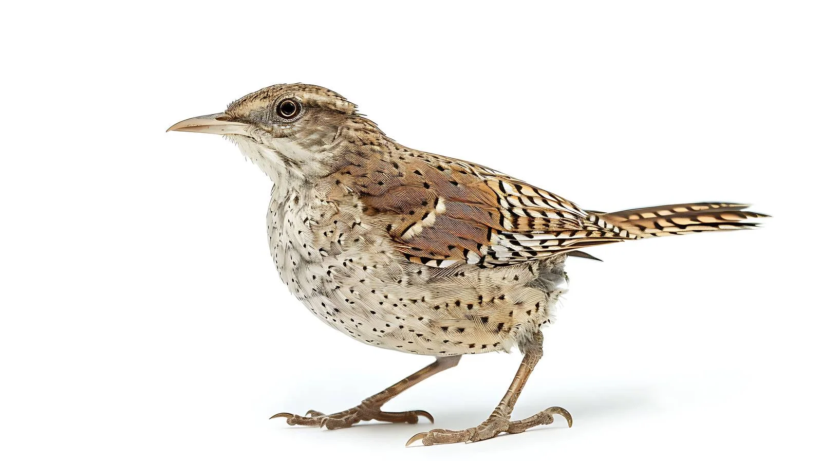 Graceful Wryneck Bird on White Background — free download from Dotvec