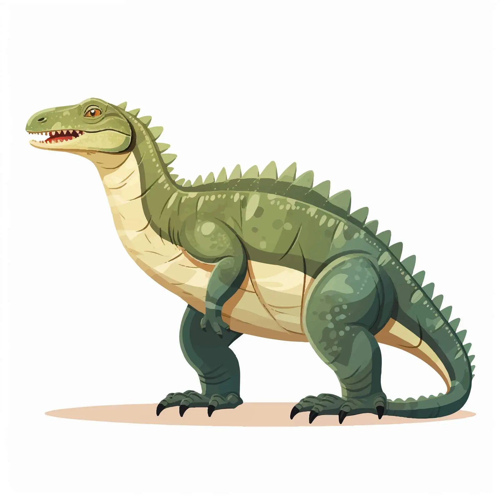 Wuerhosaurus Prehistoric Reptile Illustration – free jurassic image from Dotvec