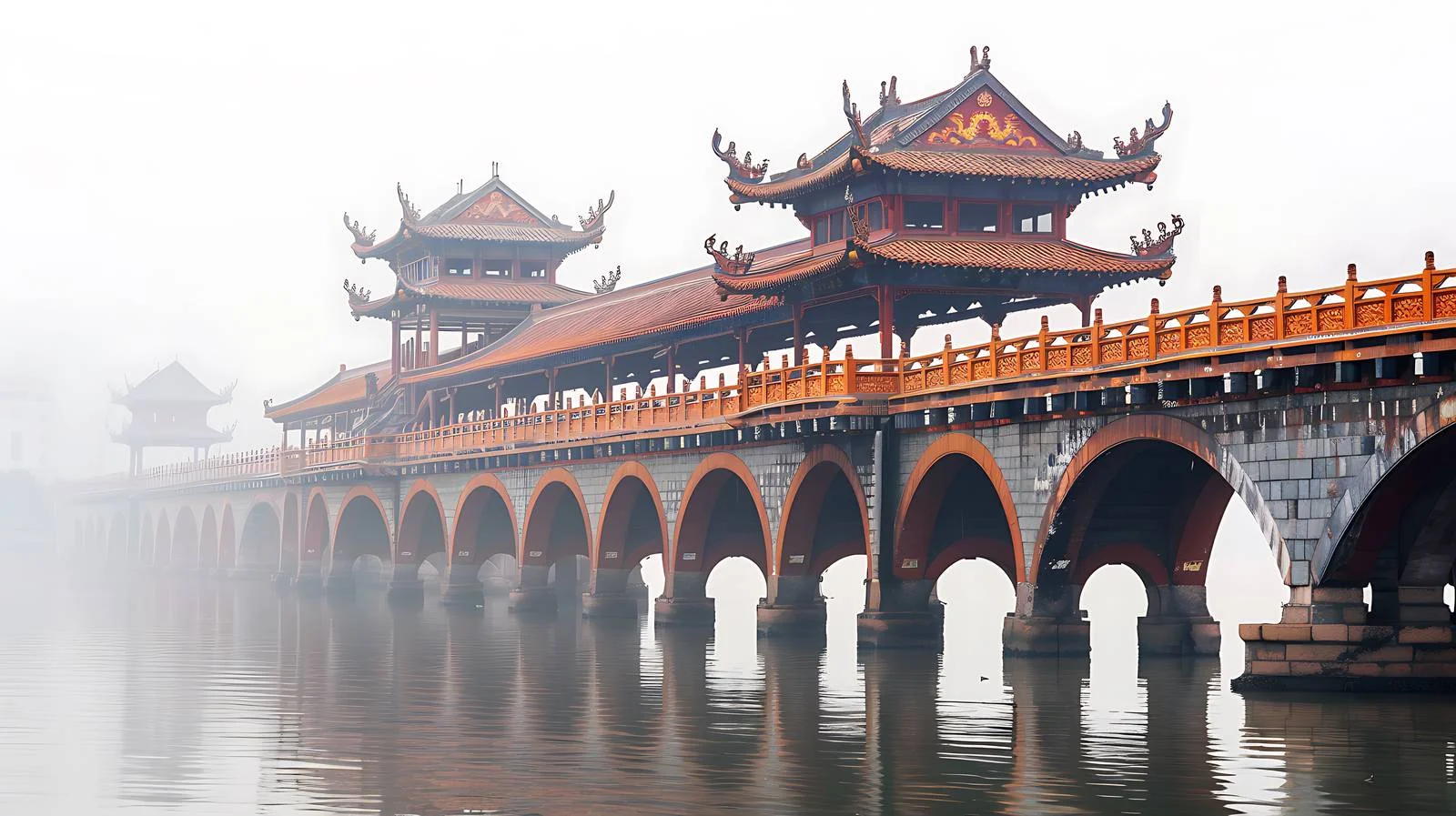 Wuhan Baishazhou Bridge on White Background — free download from Dotvec