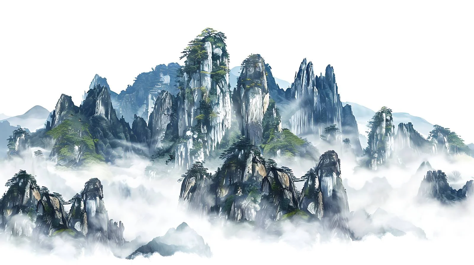 Mountain Landscape Illustration — free download from Dotvec