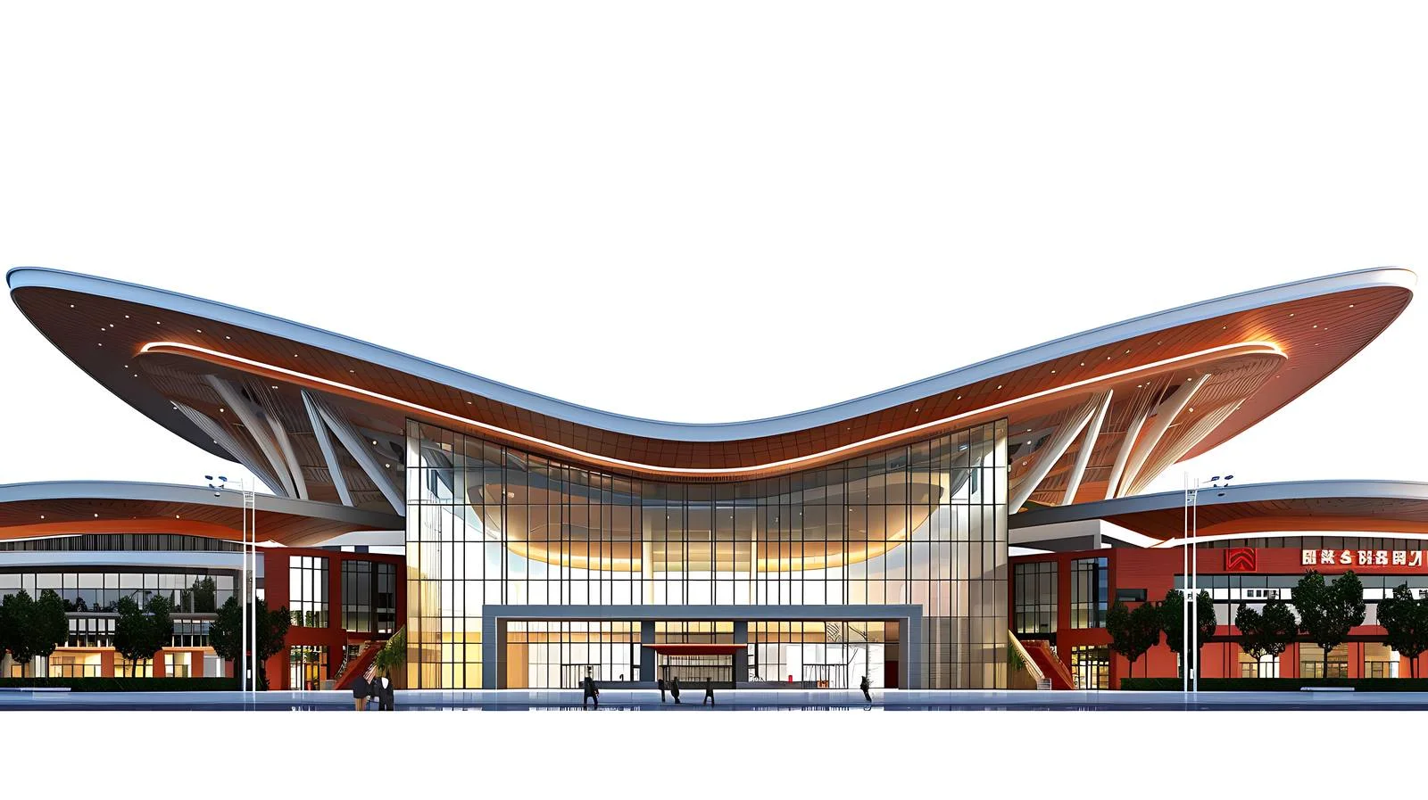 Wuxi Sports Center Isolated White — free download from Dotvec