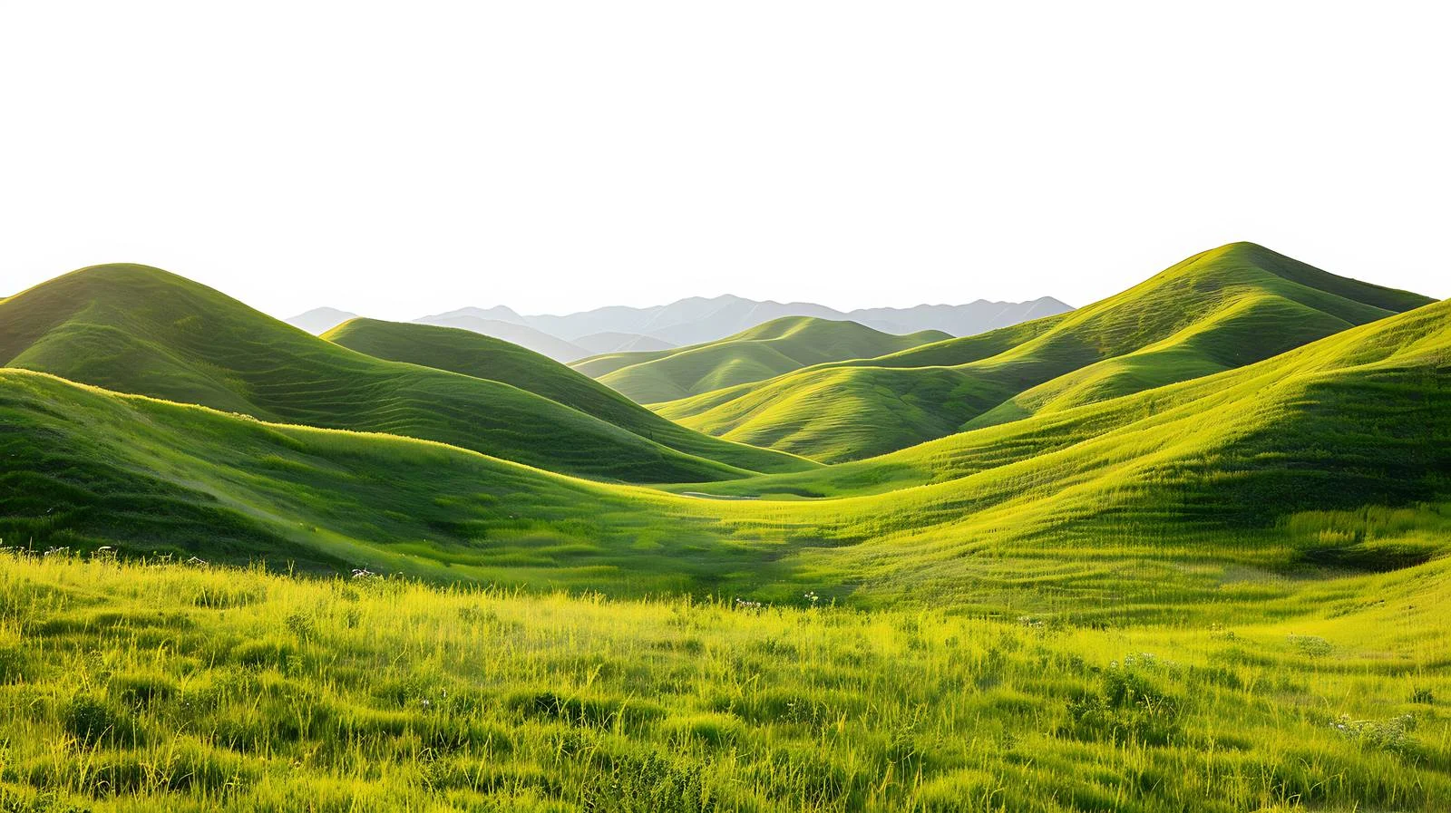 Xinjiang Karajun Grassland White Background — free download from Dotvec