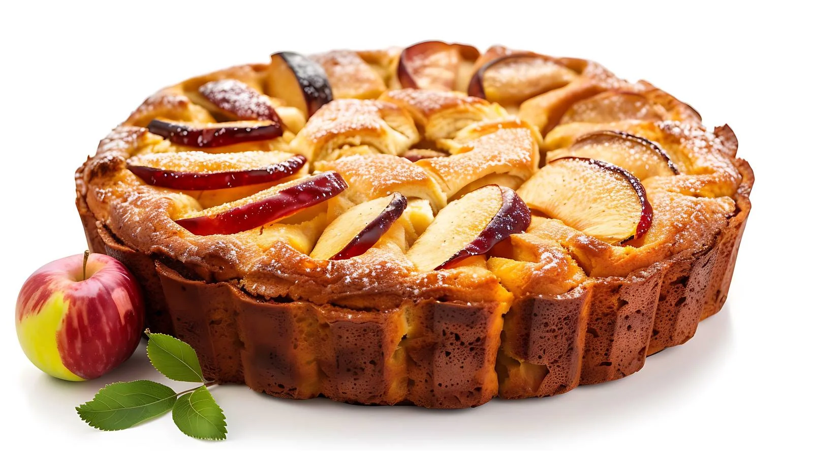 Delicious Yeast Cake with Plums and Apples — free download from Dotvec