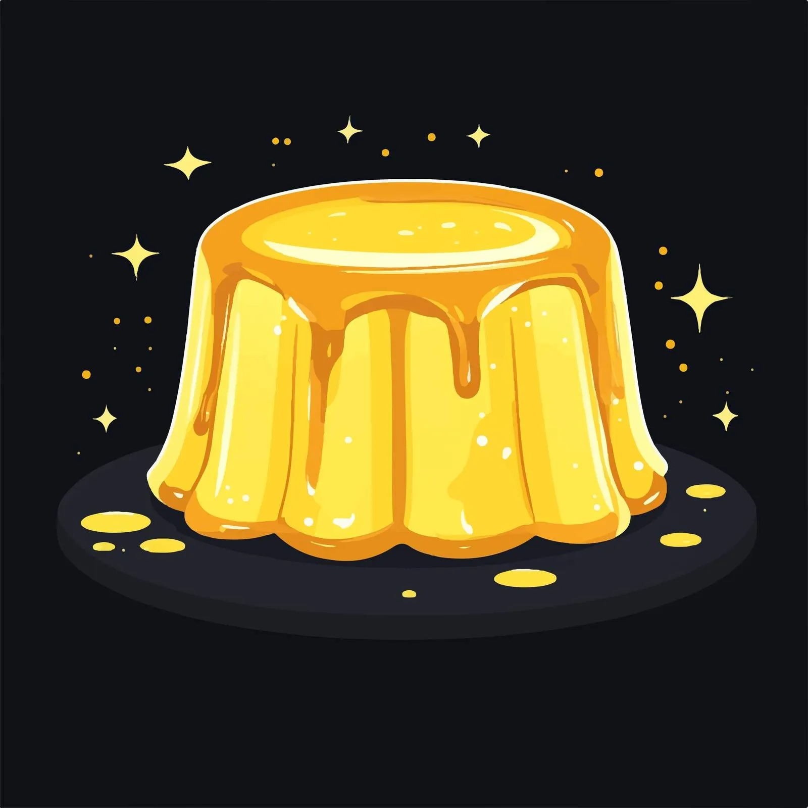 Yellow Fruit Jelly Pudding Vector for Banner Design — free download from Dotvec