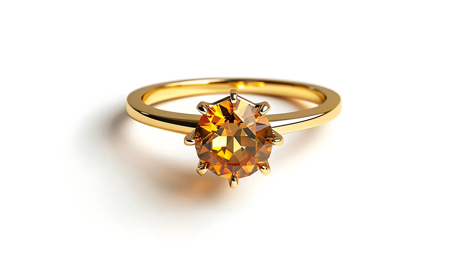 Yellow Gold Gemstone Ring — free download from Dotvec