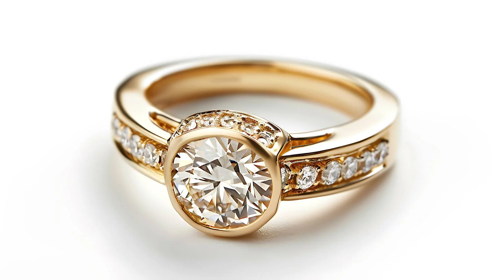 Elegant Diamond Ring on White Background — free download from Dotvec