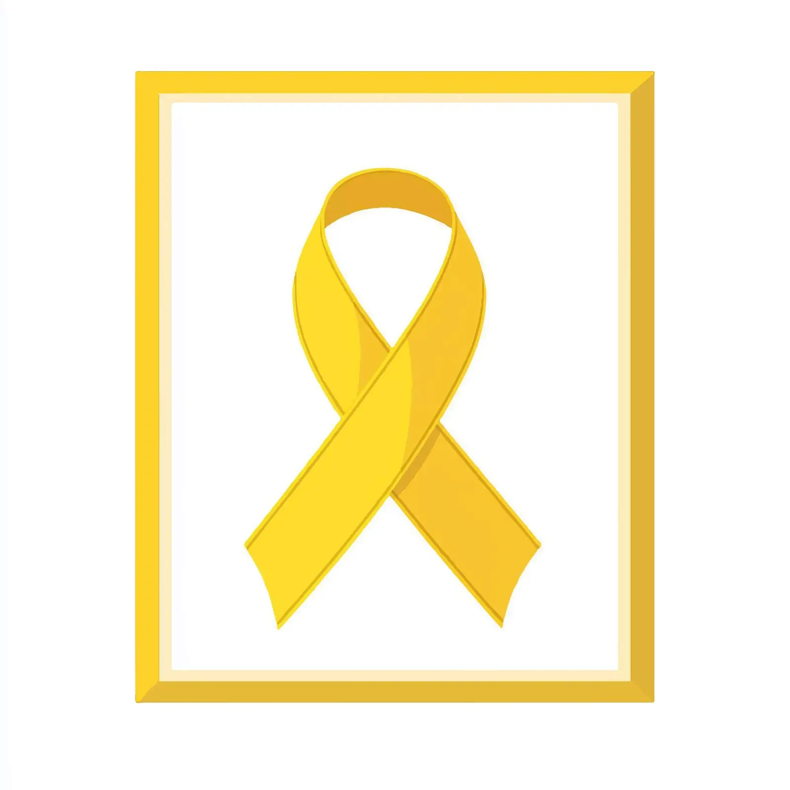 Yellow Ribbon for Sarcoma Awareness Day Illustration — free download from Dotvec