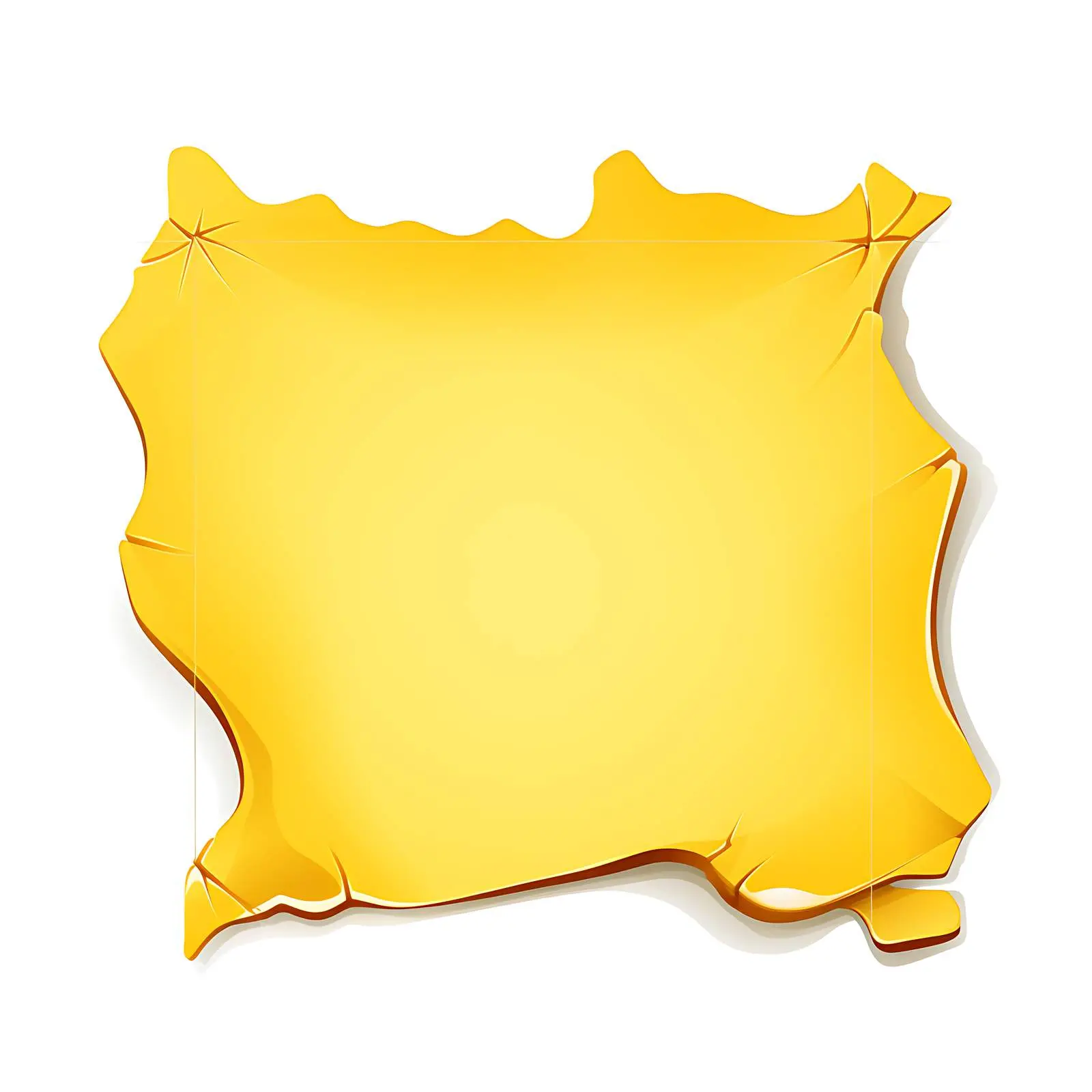 Yellow Ripped Paper Label Clip Art — free download from Dotvec