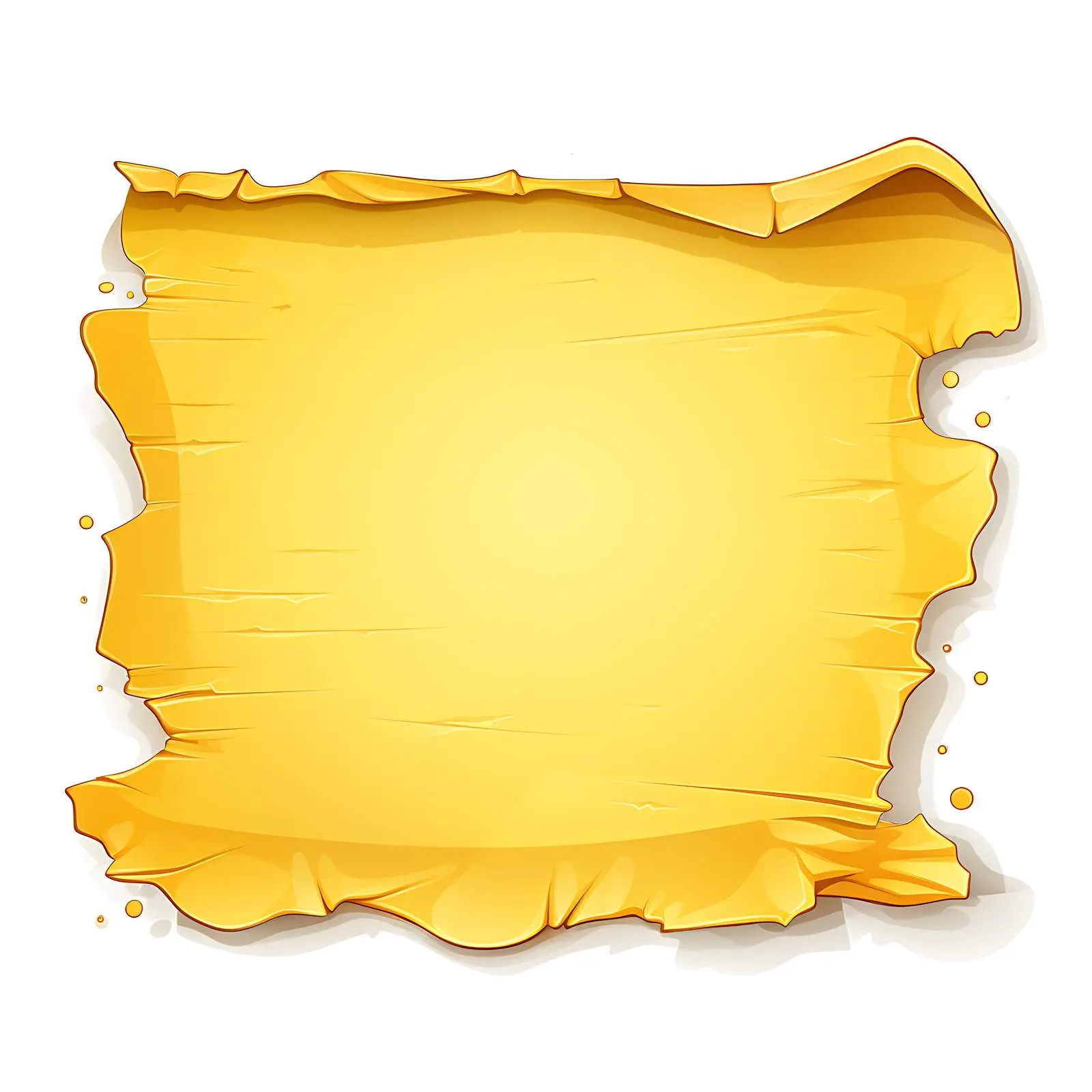 Yellow Ripped Paper Label Clip Art — free download from Dotvec