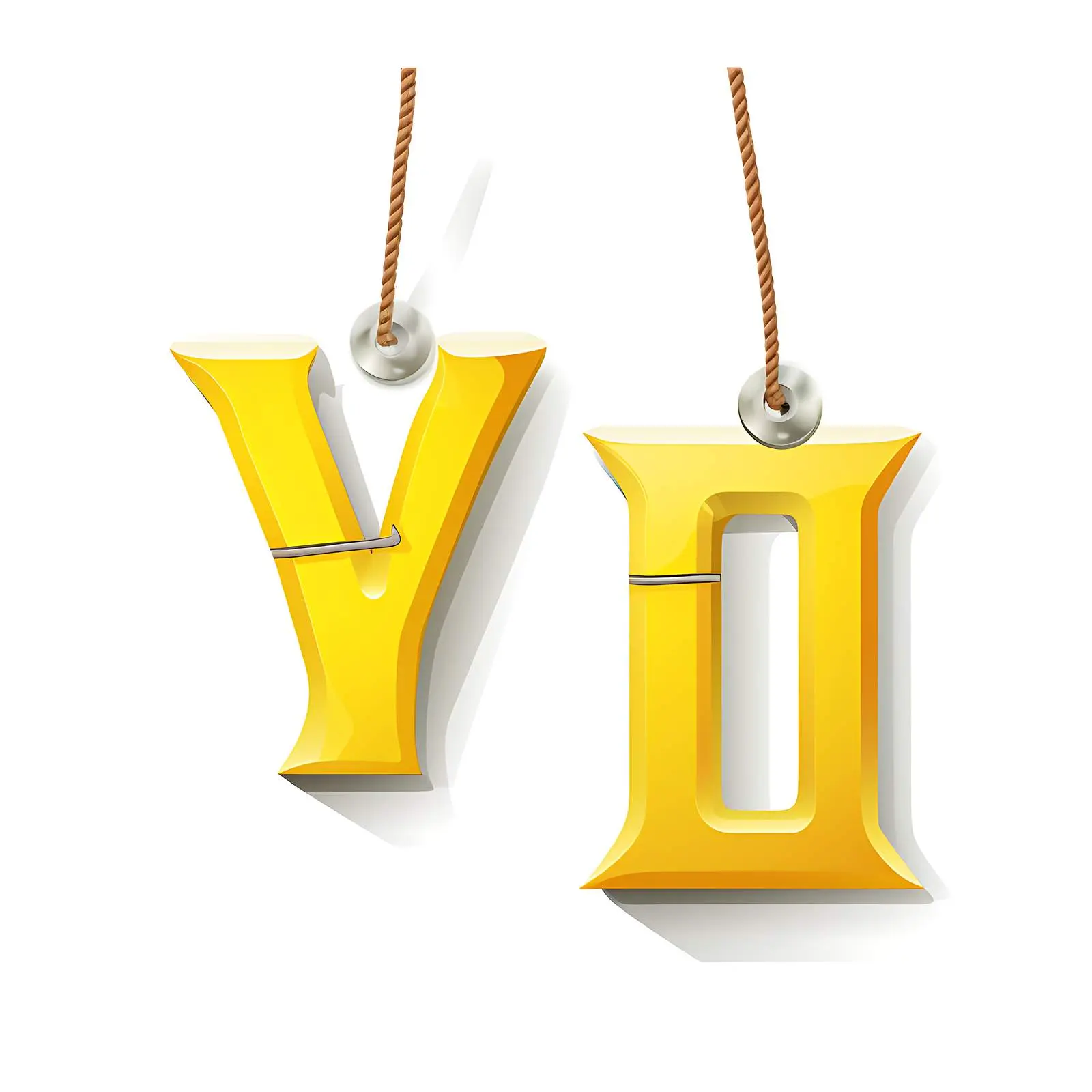 Yellow Ripped Paper Tag with Latin Letter Y – free vector graphics image from Dotvec