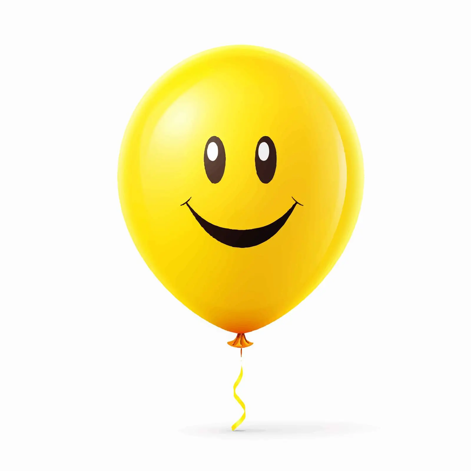 Yellow Smile Balloon Isolated Vector Illustration — free download from Dotvec