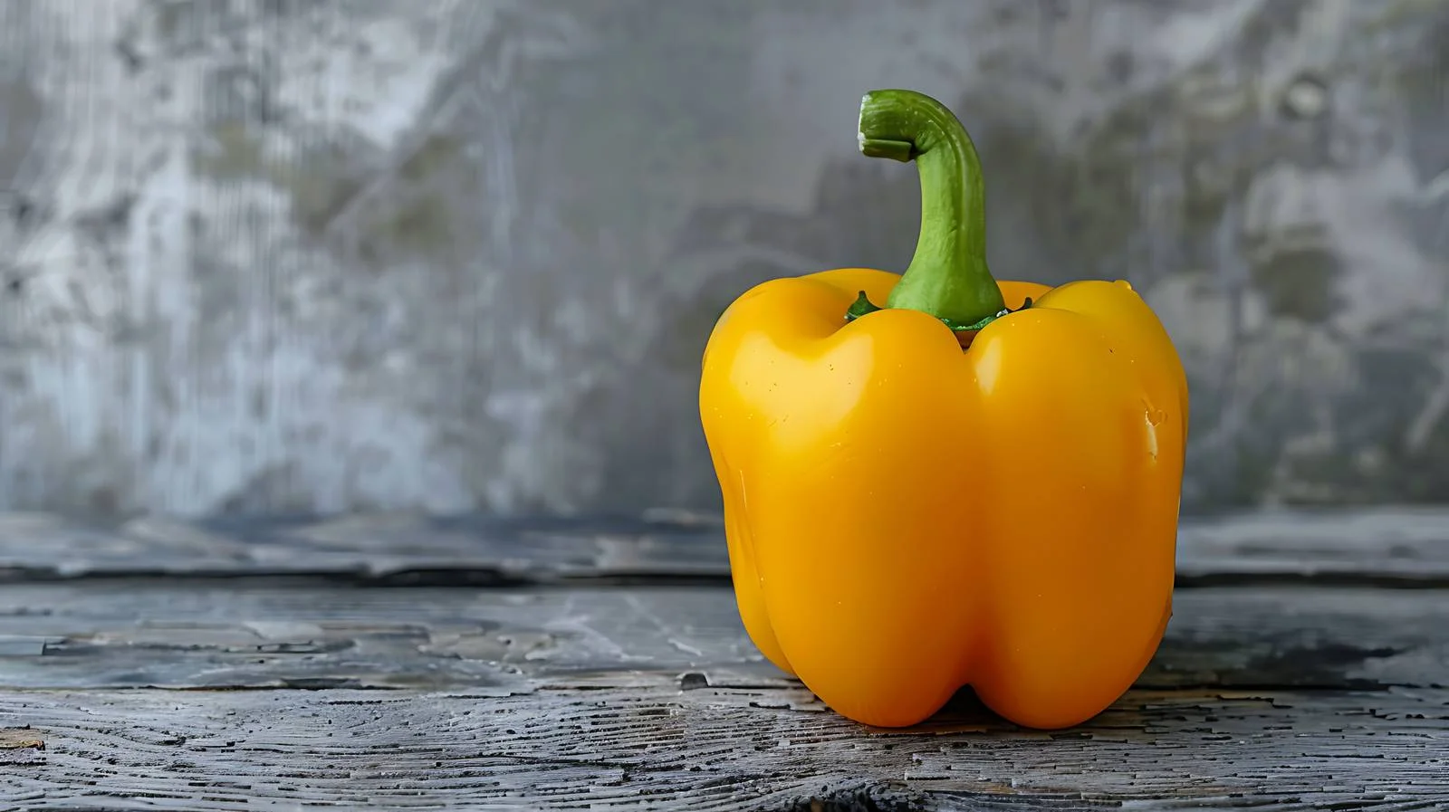 Vibrant Yellow Sweet Pepper on Wood — free download from Dotvec