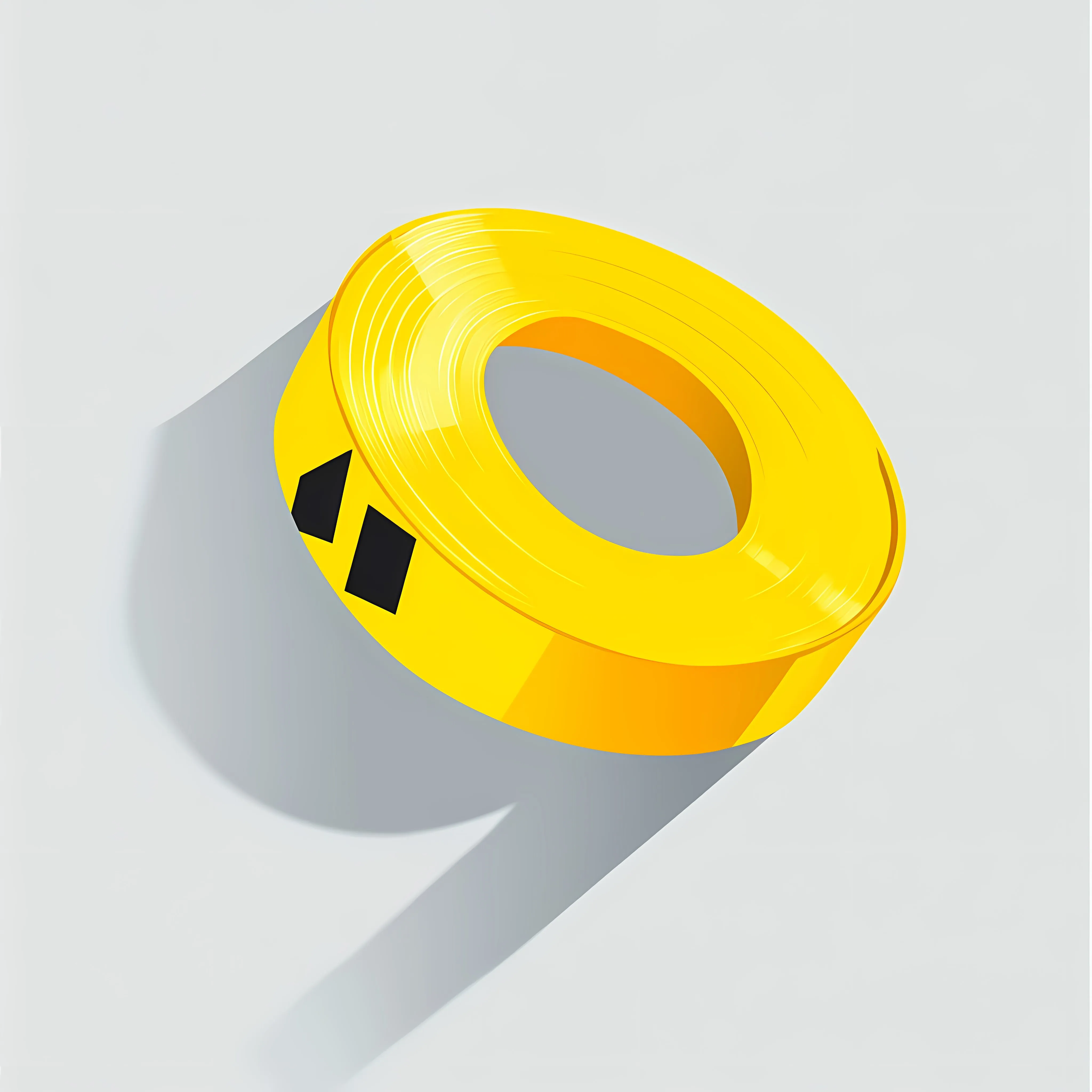 Yellow Tape Design Vector Illustration — free download from Dotvec